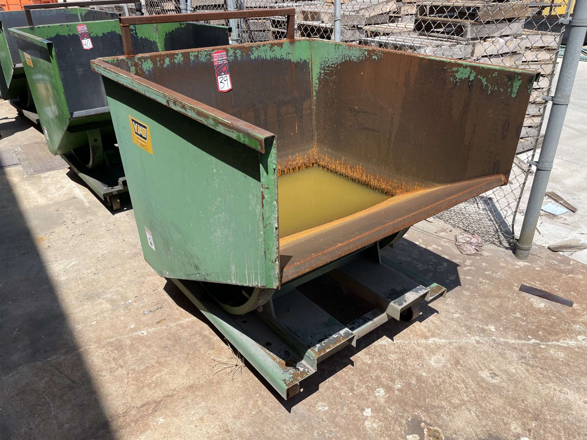 Vulcan 1 Yd. Self Dumping Hopper (Located at 4200 West Harry St., Wichita, KS 67209)