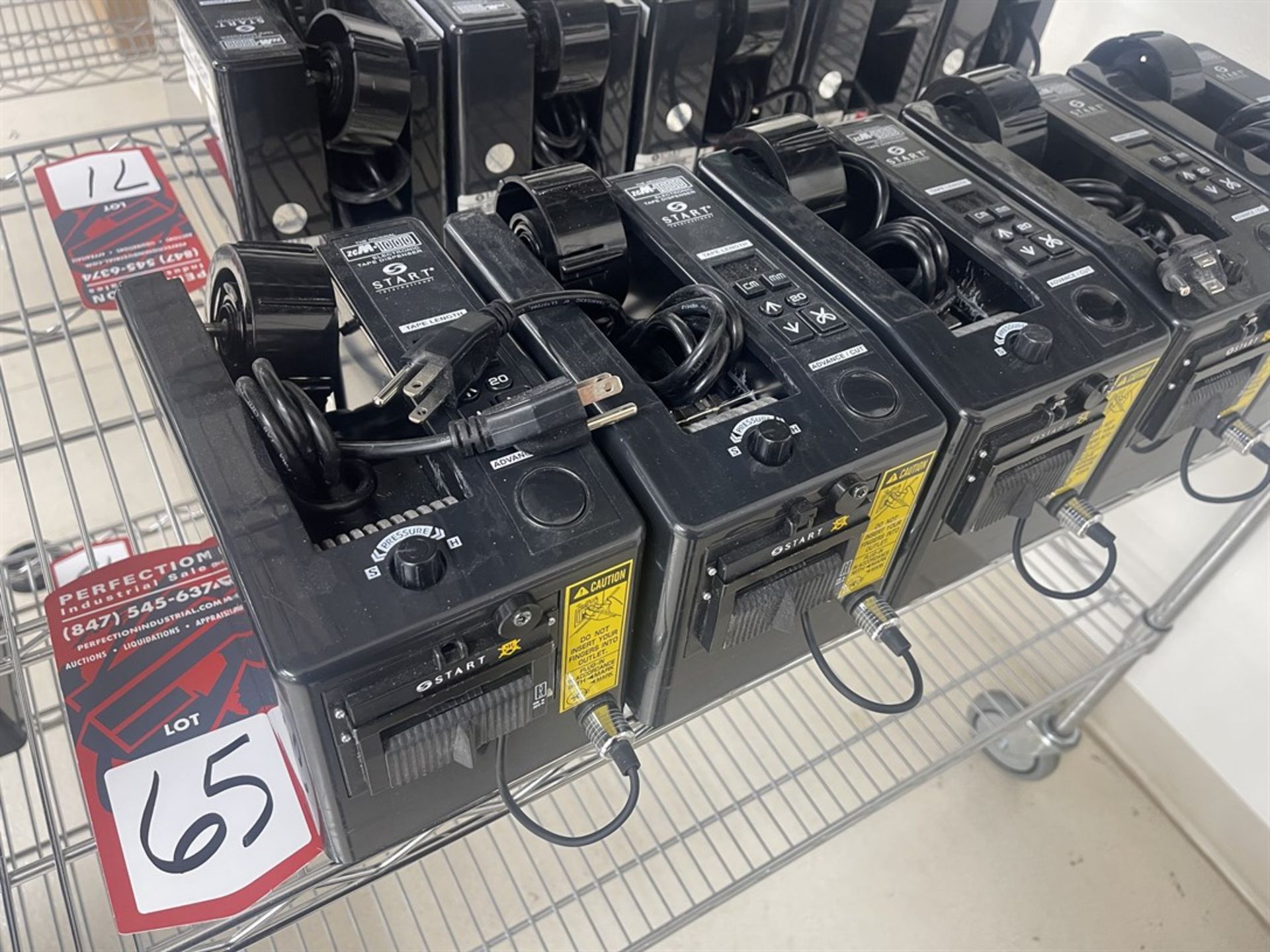 Lot of (5) START INTERNATIONAL ZCM-1000 Electronic Tape Dispensers - Image 2 of 2