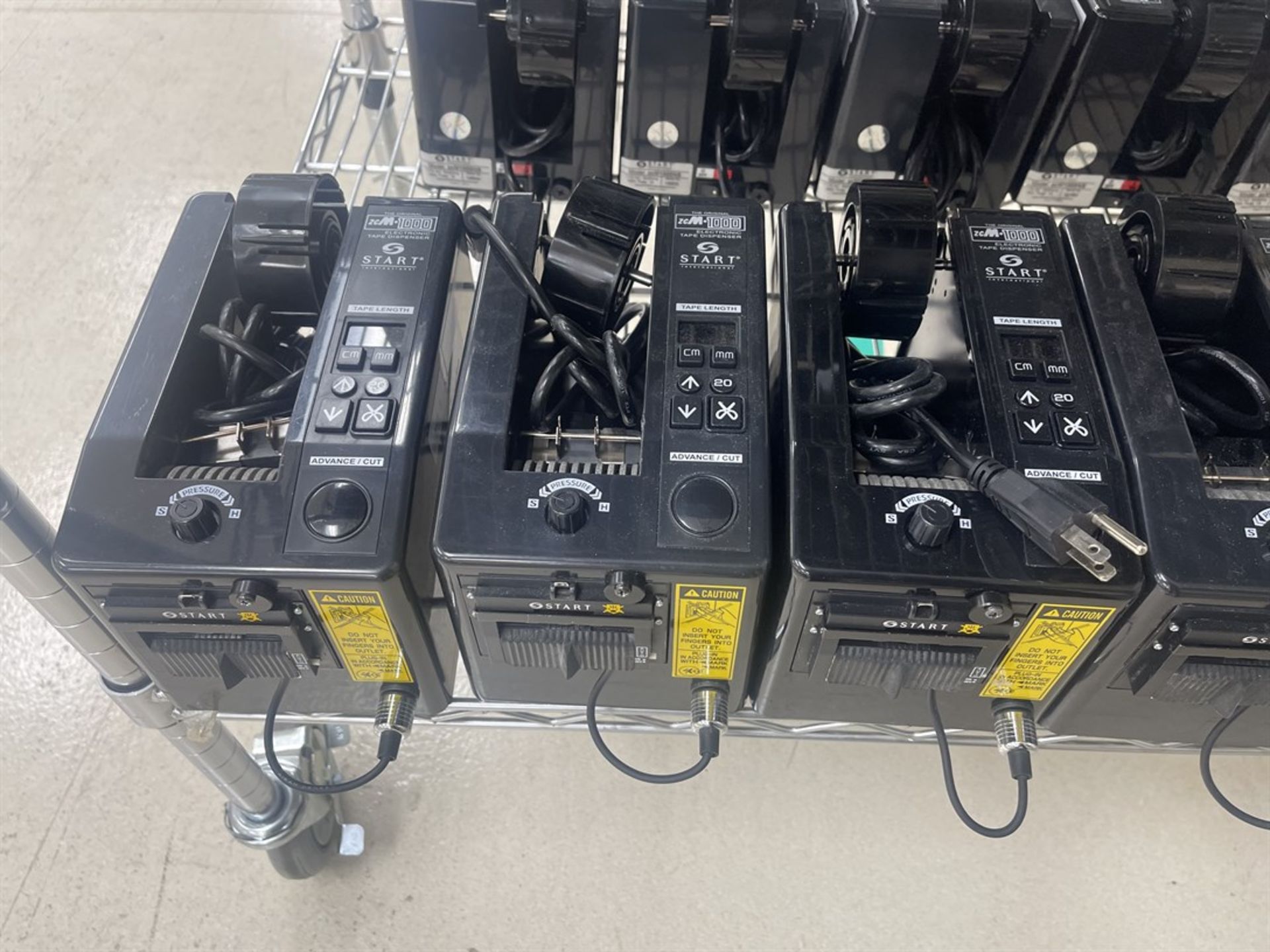 Lot of (5) START INTERNATIONAL ZCM-1000 Electronic Tape Dispensers - Image 2 of 2