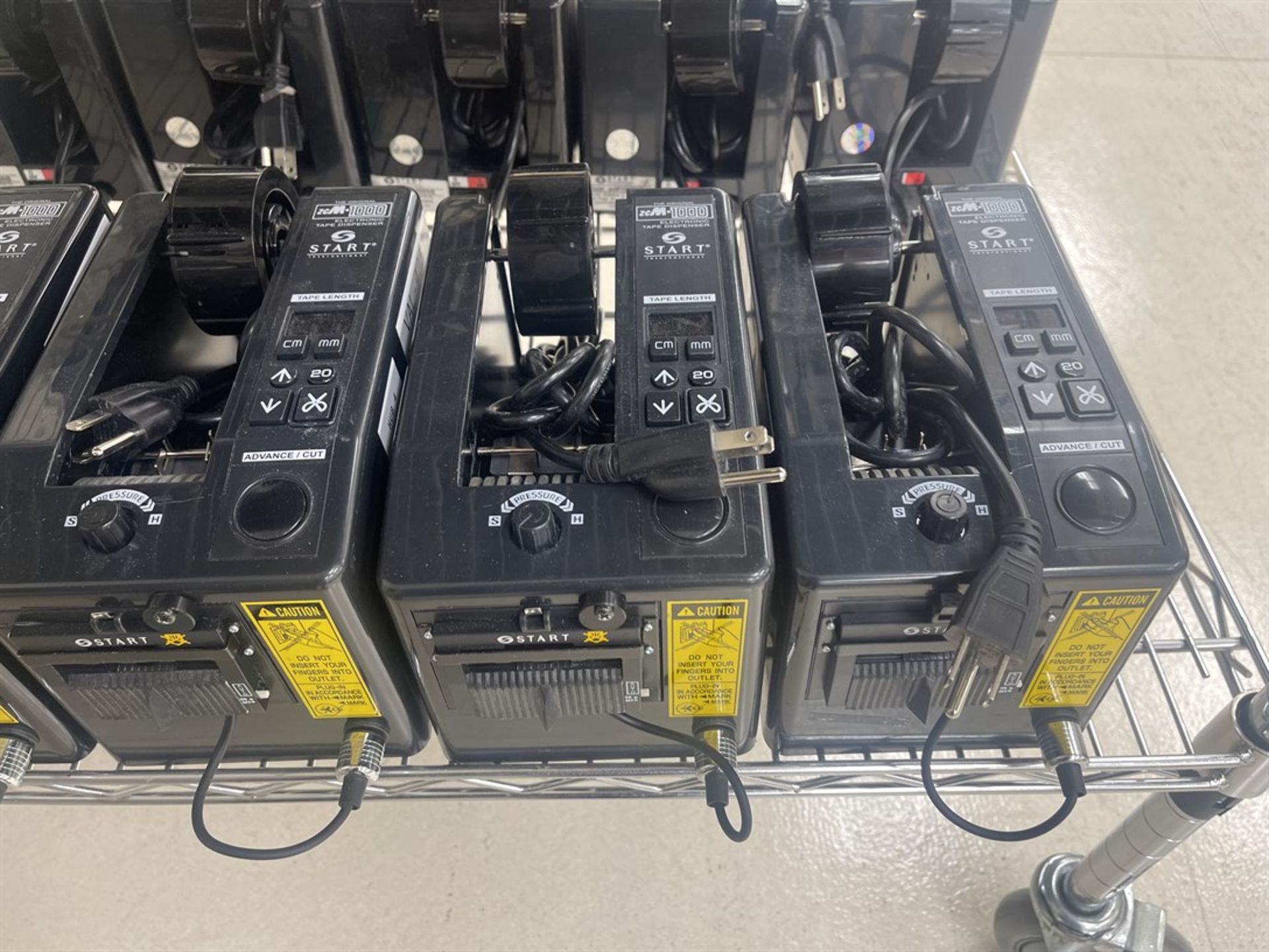 Lot of (5) START INTERNATIONAL ZCM-1000 Electronic Tape Dispensers - Image 2 of 2