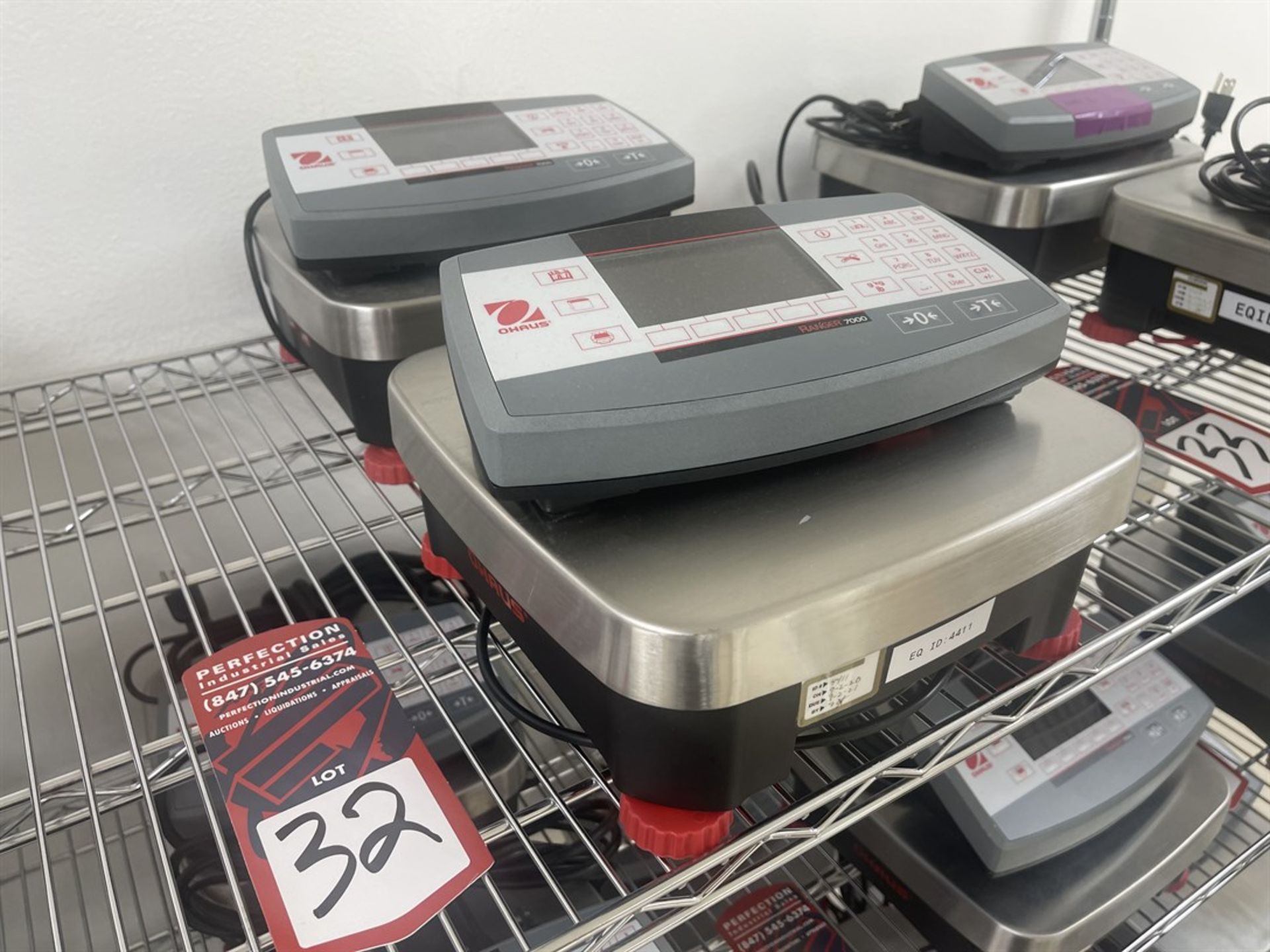 Lot of (2) OHAUS Ranger 7000 Digital Scales