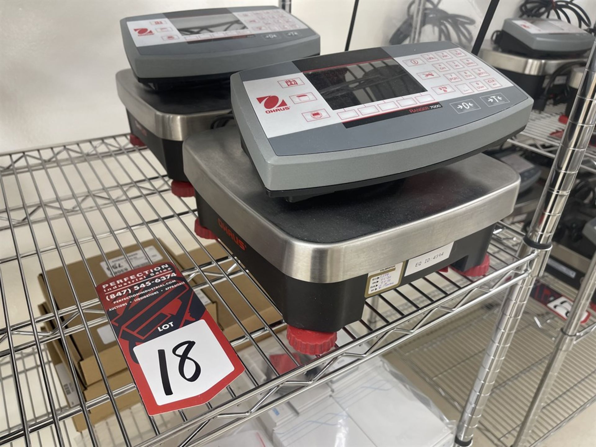 Lot of (2) OHAUS Ranger 7000 Digital Scales