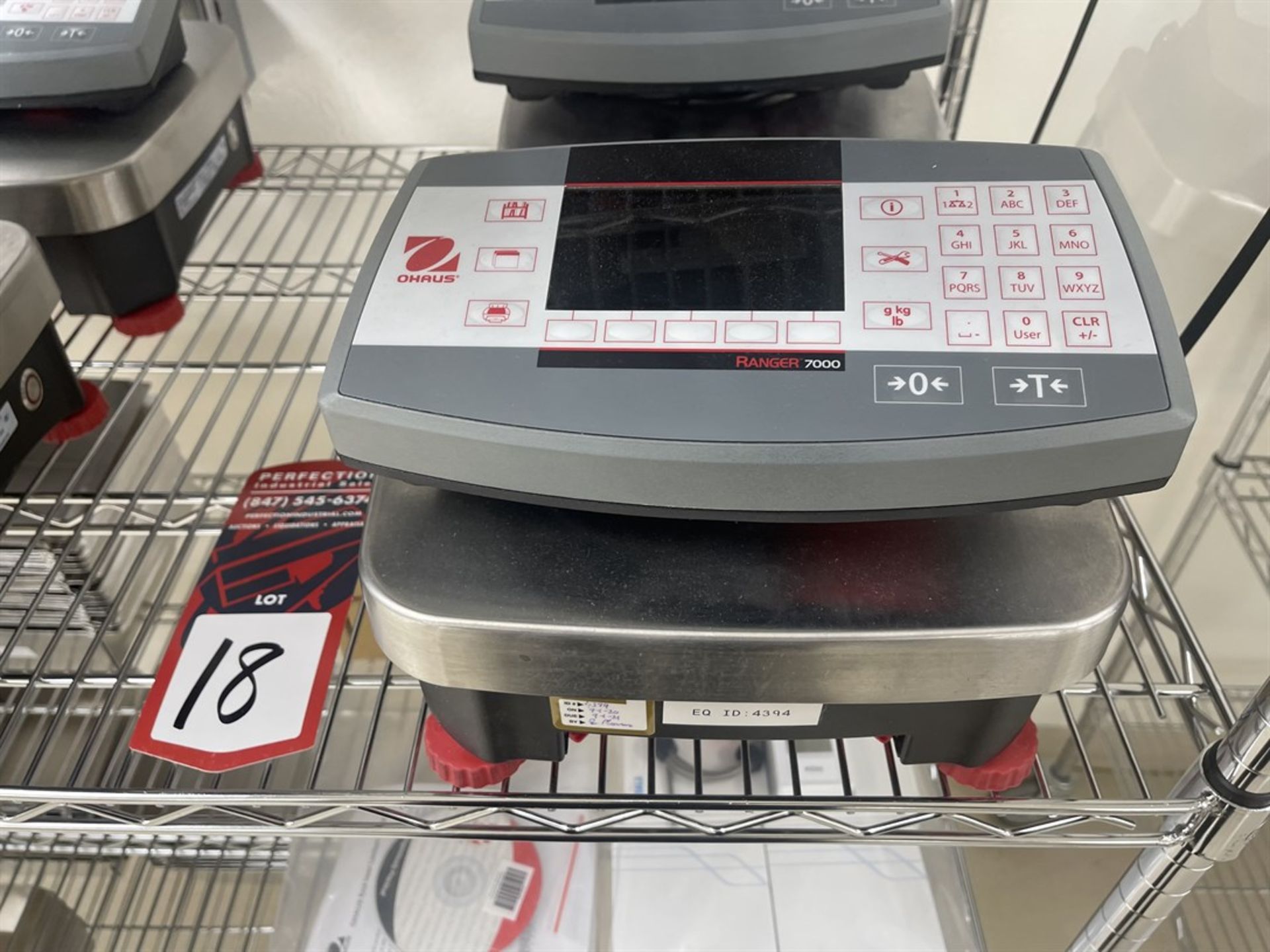 Lot of (2) OHAUS Ranger 7000 Digital Scales - Image 2 of 2