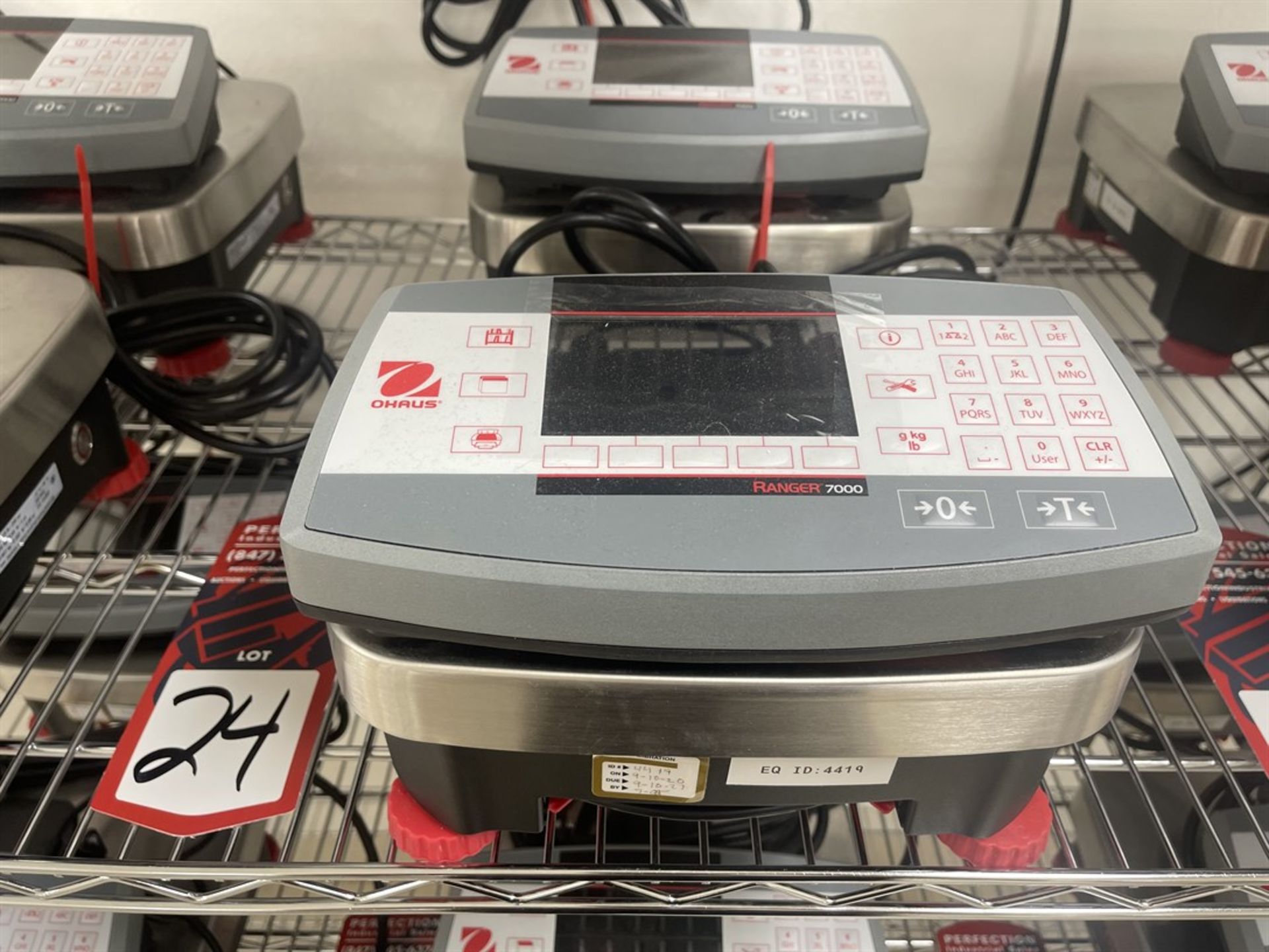 Lot of (2) OHAUS Ranger 7000 Digital Scales - Image 2 of 2