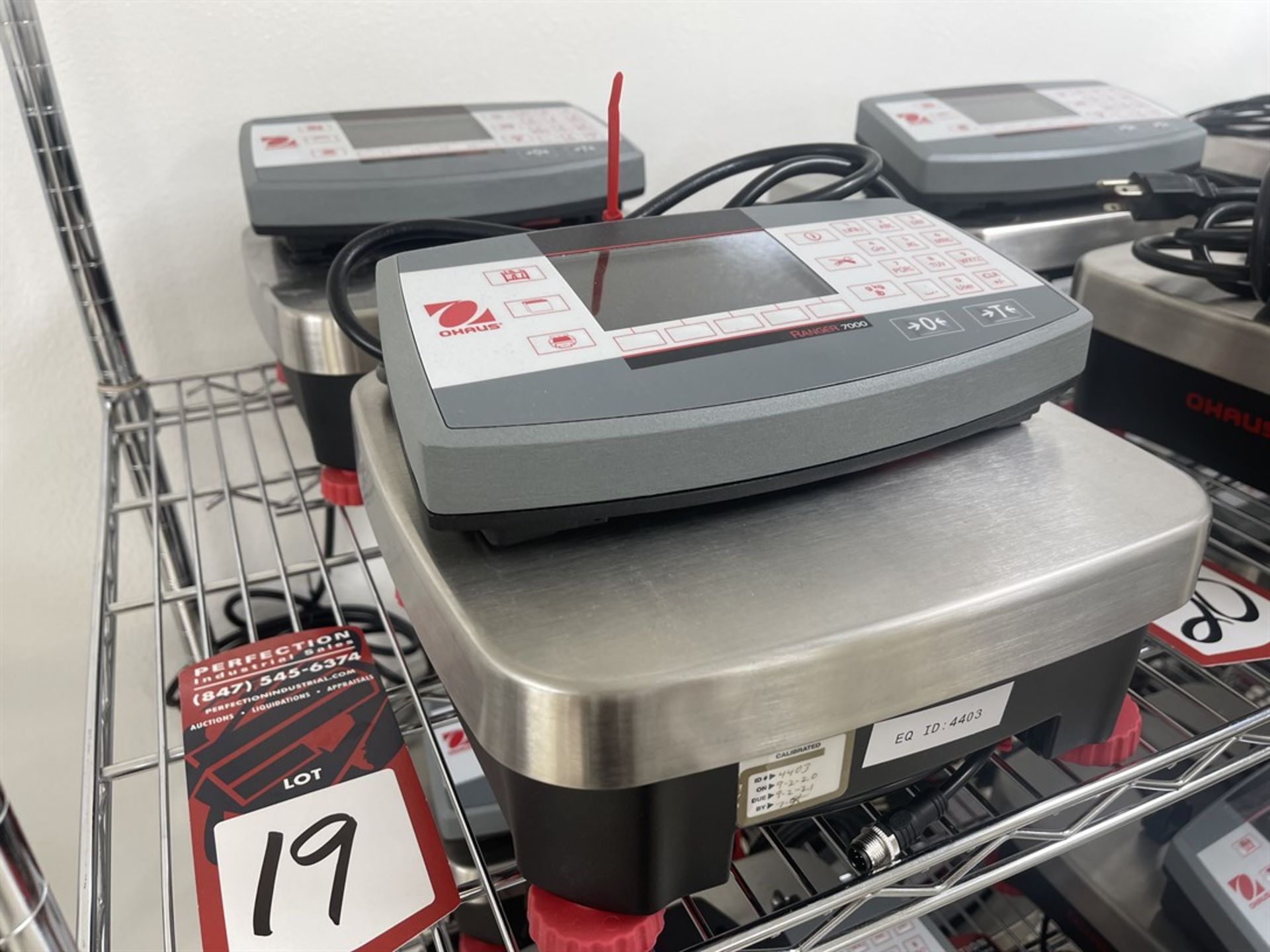 Lot of (2) OHAUS Ranger 7000 Digital Scales