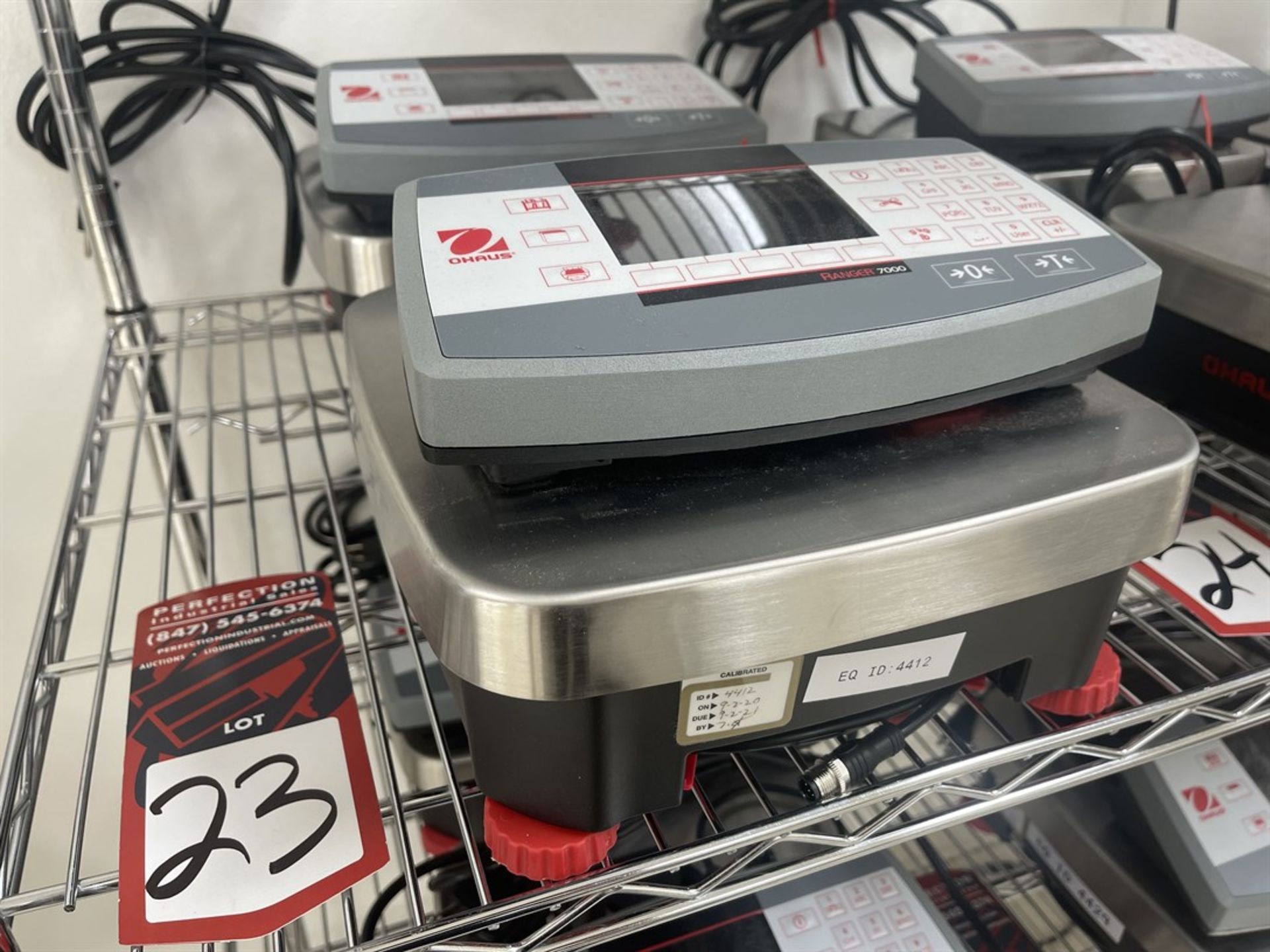 Lot of (2) OHAUS Ranger 7000 Digital Scales