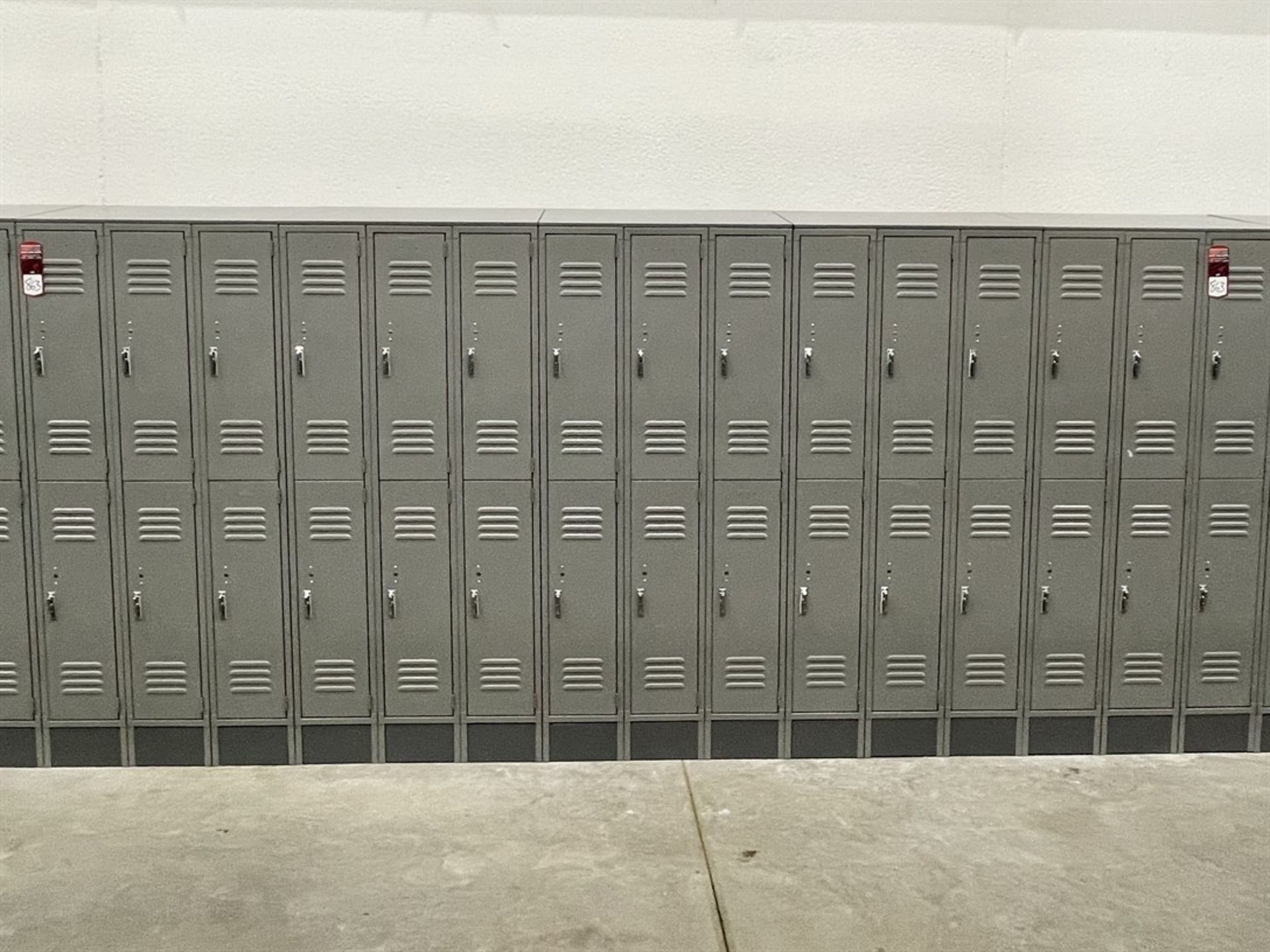 Lot of (5) Banks of ULINE Double Tier Lockers - Image 2 of 2