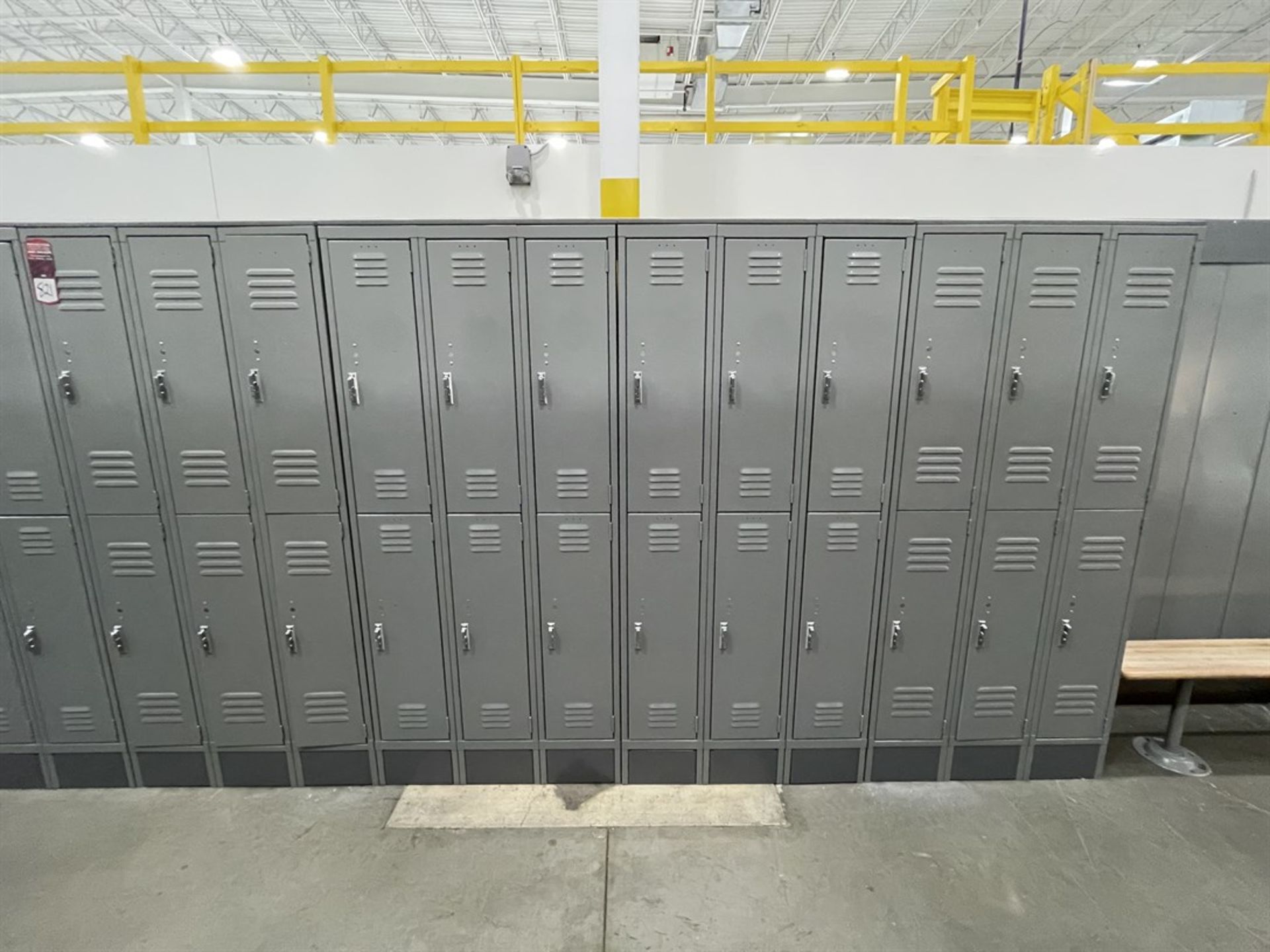 Lot of (5) Banks of ULINE Double Tier Lockers - Image 2 of 3