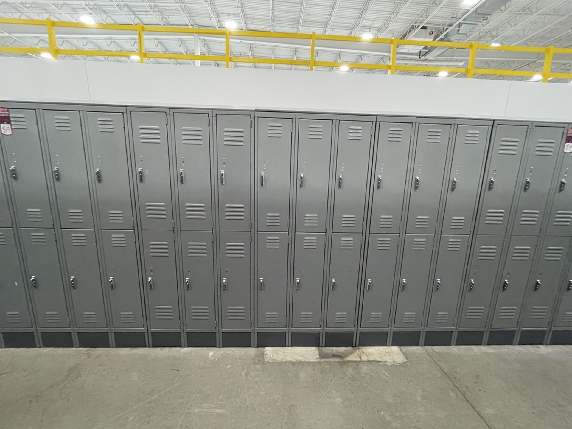 Lot of (5) Banks of ULINE Double Tier Lockers - Image 2 of 2