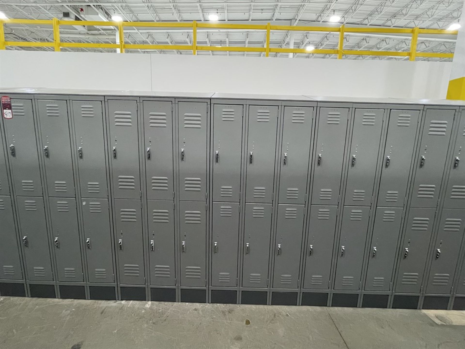 Lot of (5) Banks of ULINE Double Tier Lockers - Image 2 of 2