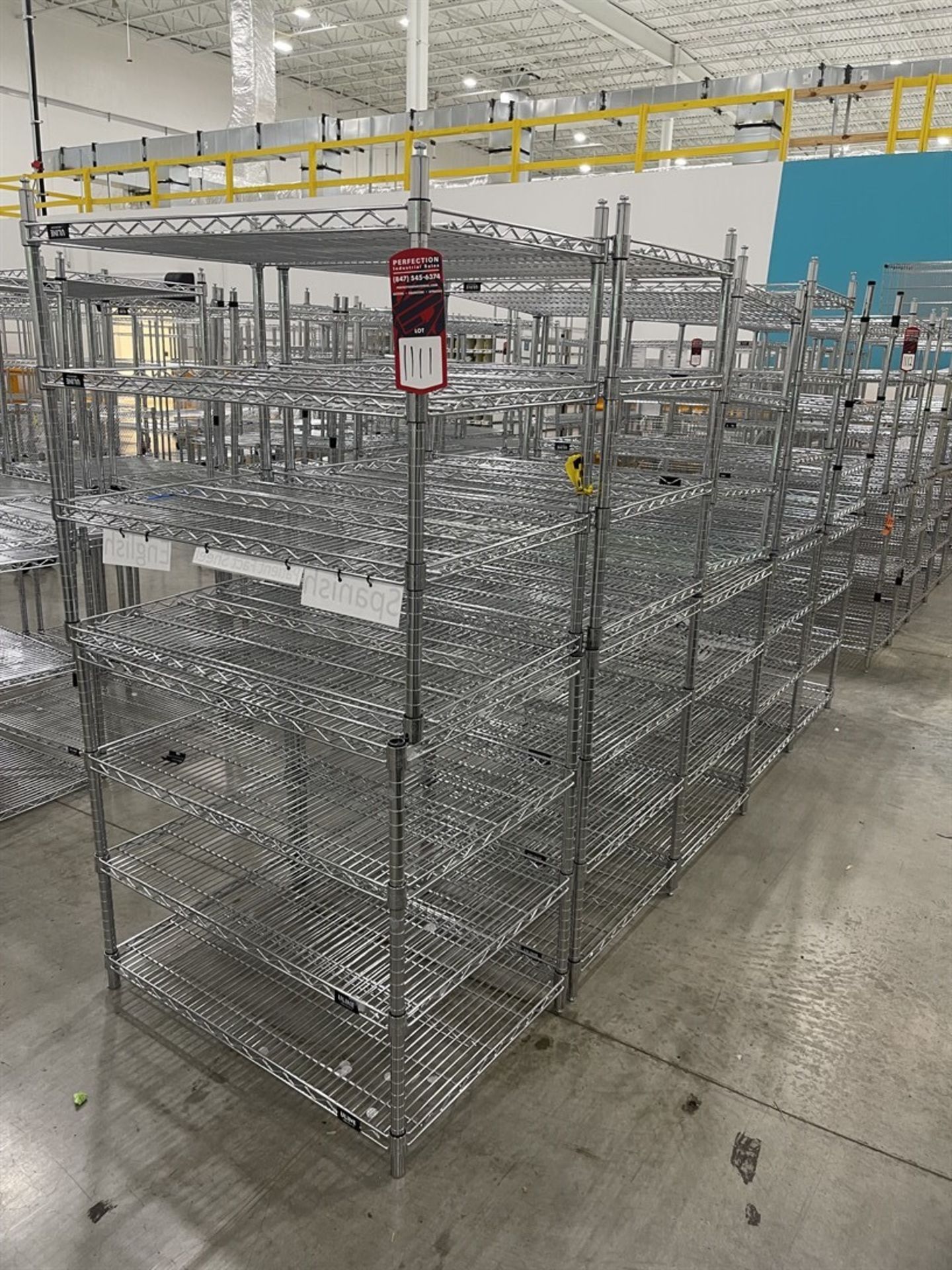 Lot of (10) Metro Racks