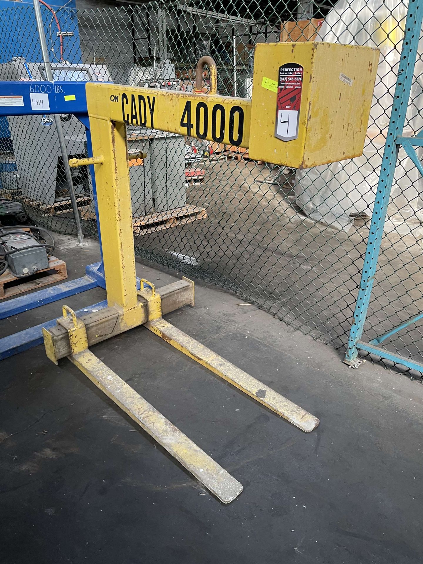 CM Cady Lifter A-448 Pallet Lifter, 48" x 4000 Lb. Capacity - Image 2 of 4