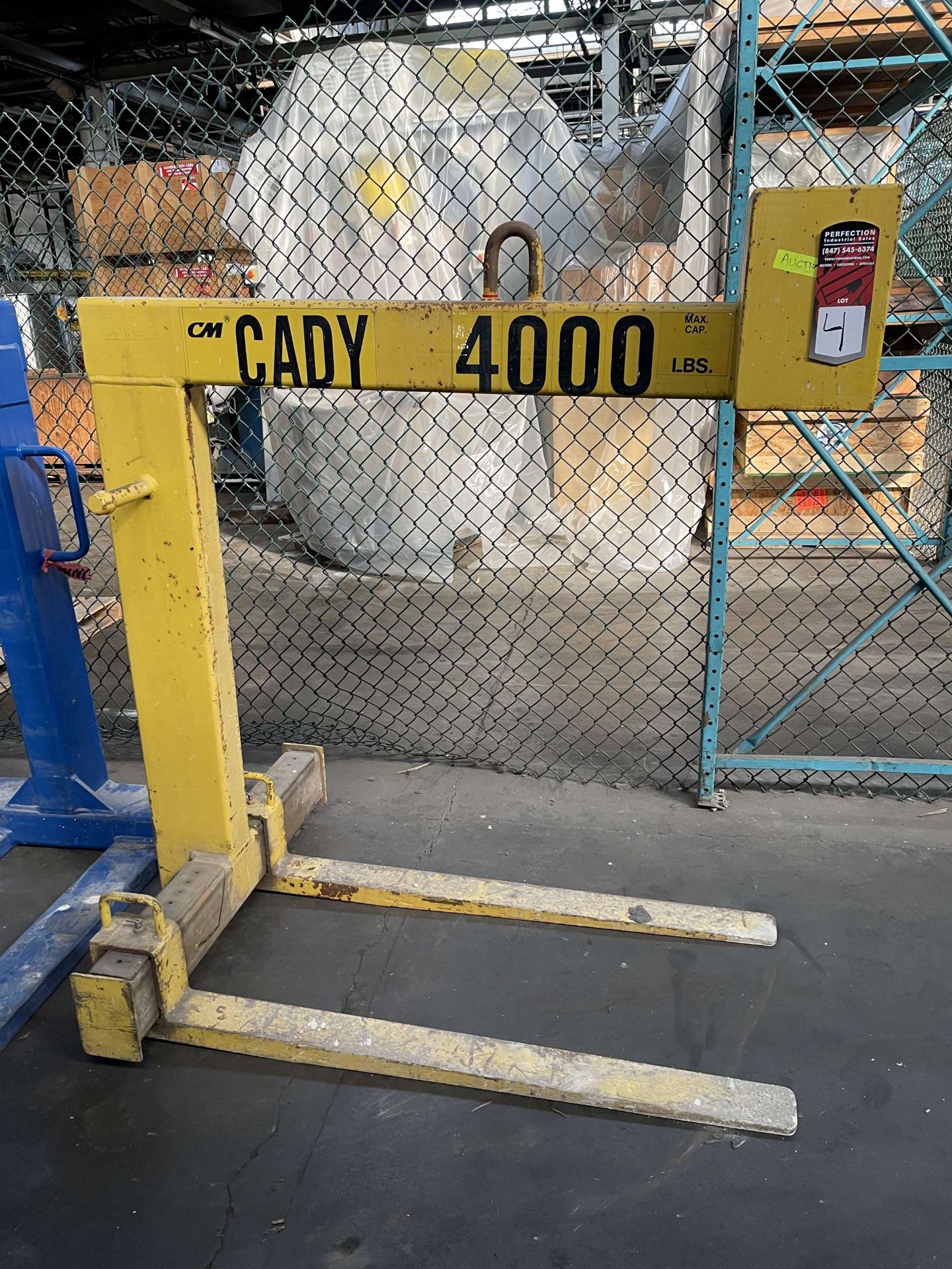 CM Cady Lifter A-448 Pallet Lifter, 48" x 4000 Lb. Capacity