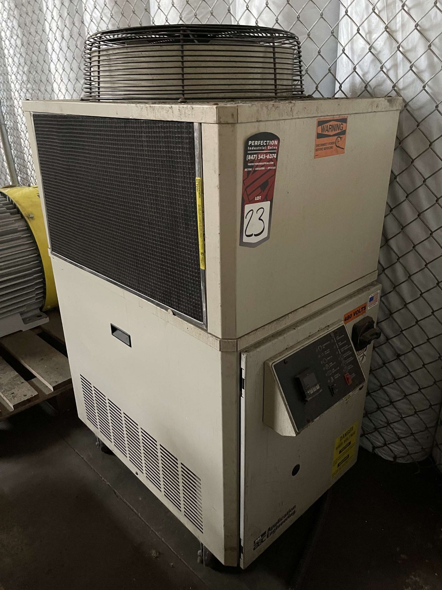 AEC PSA2Q Portable Chiller, s/n 331L0396, 2 HP Pump, 460V