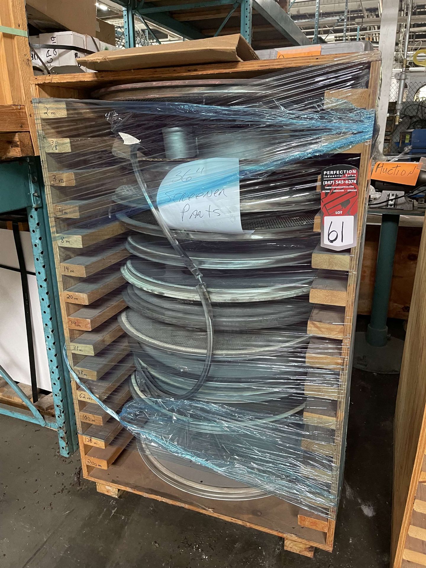 Crate of 36" Screens For Separator