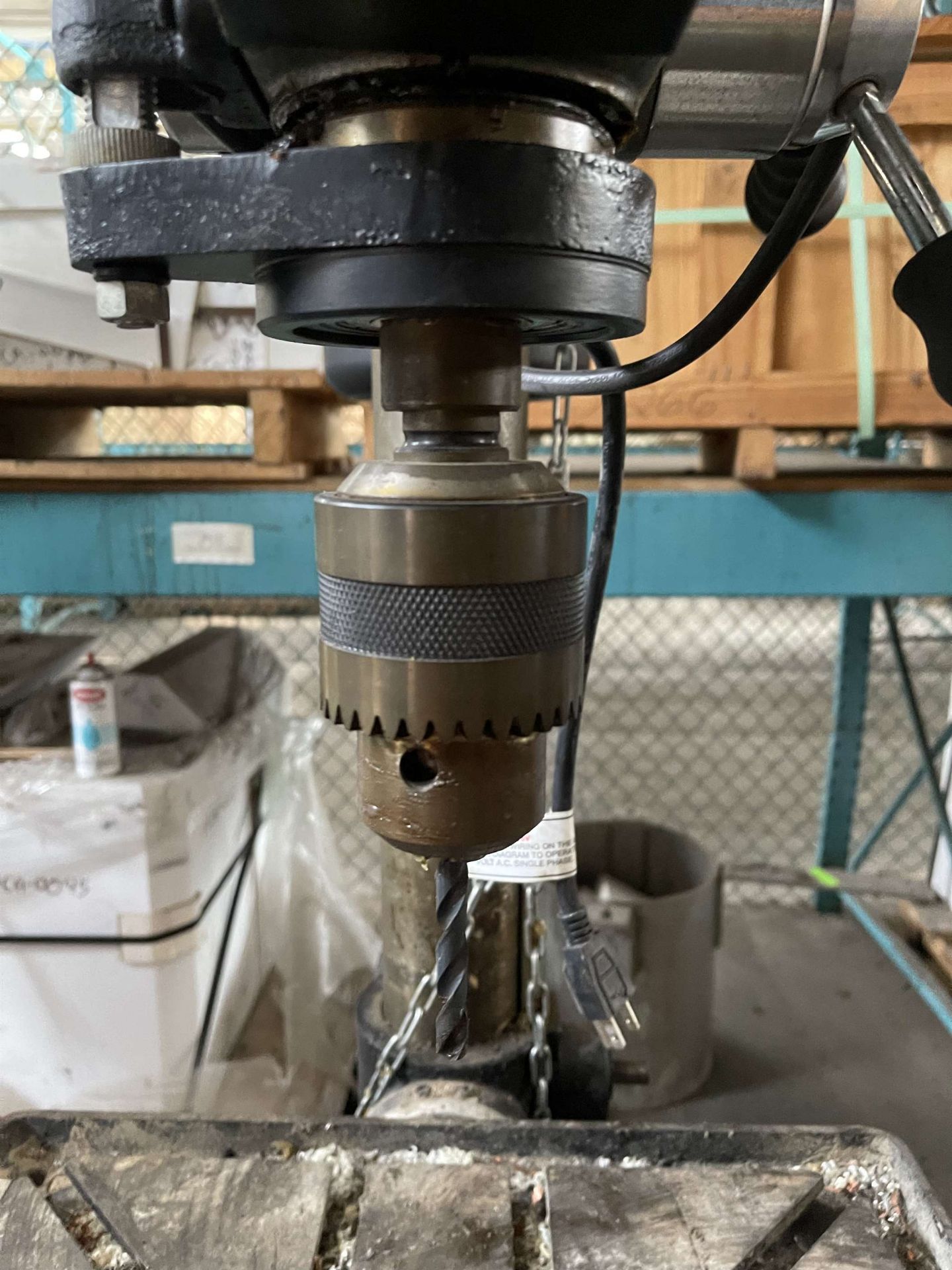 JET JDP-20MF 20" Step Pulley Drill Press, s/n 19046167, 10" Throat, 13-1/4" x 15-3/4" Table - Image 5 of 6