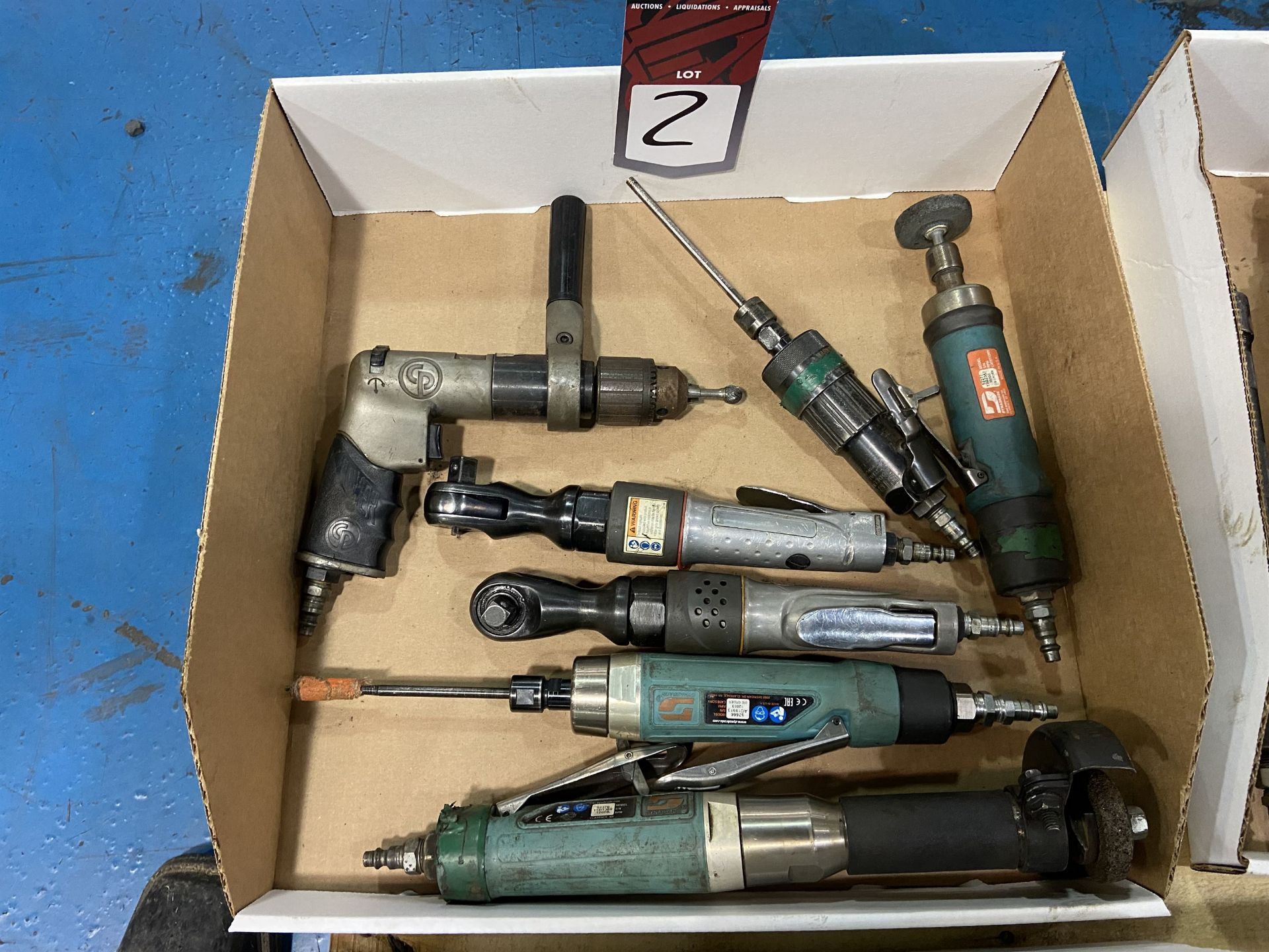 Lot of 7 Pneumatic Tools