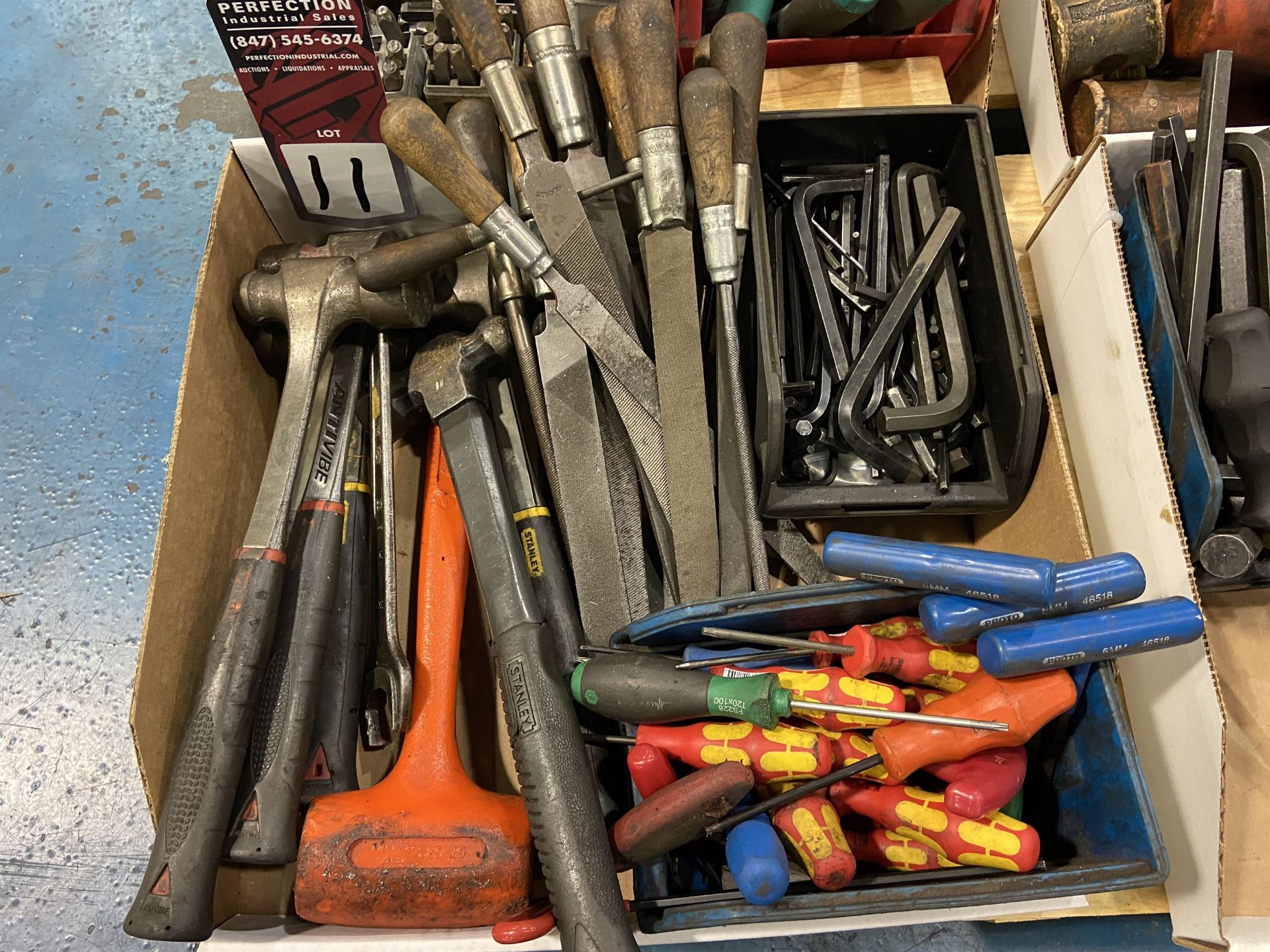 Lot of Hammers and Hand Tools