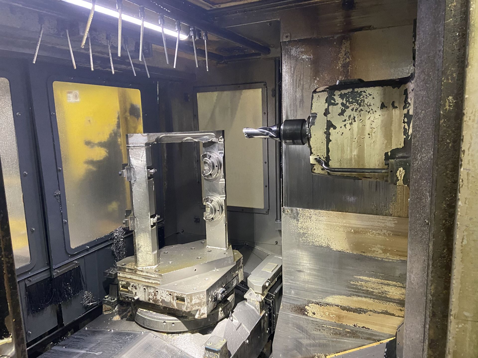 Hitachi Seiki HG500 Horizontal Machining Center, s/n HG5U317 (2) 20" x 20" Pallets, X-29.9", Y-27. - Image 7 of 10