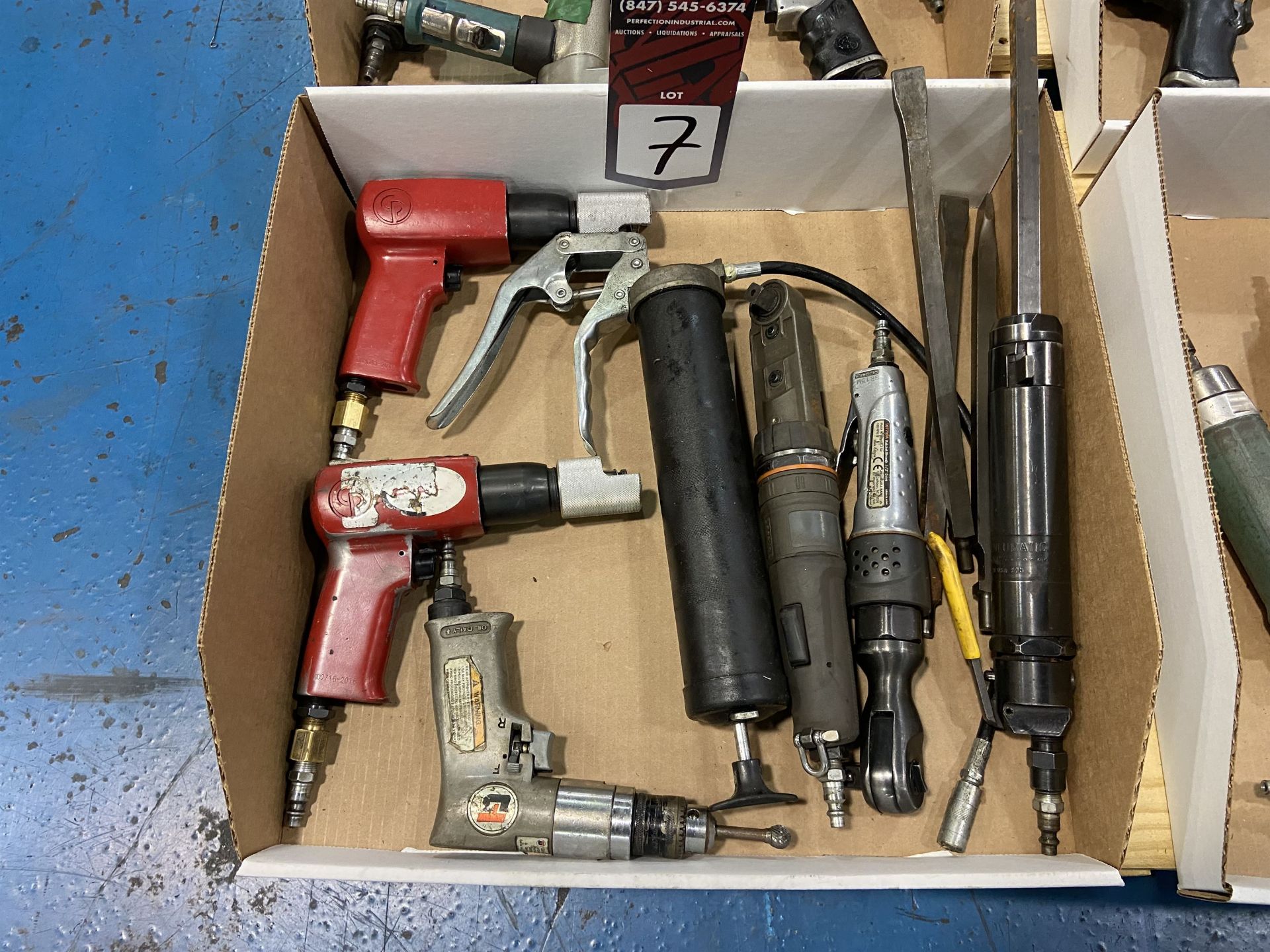 Lot of 7 Pneumatic Tools