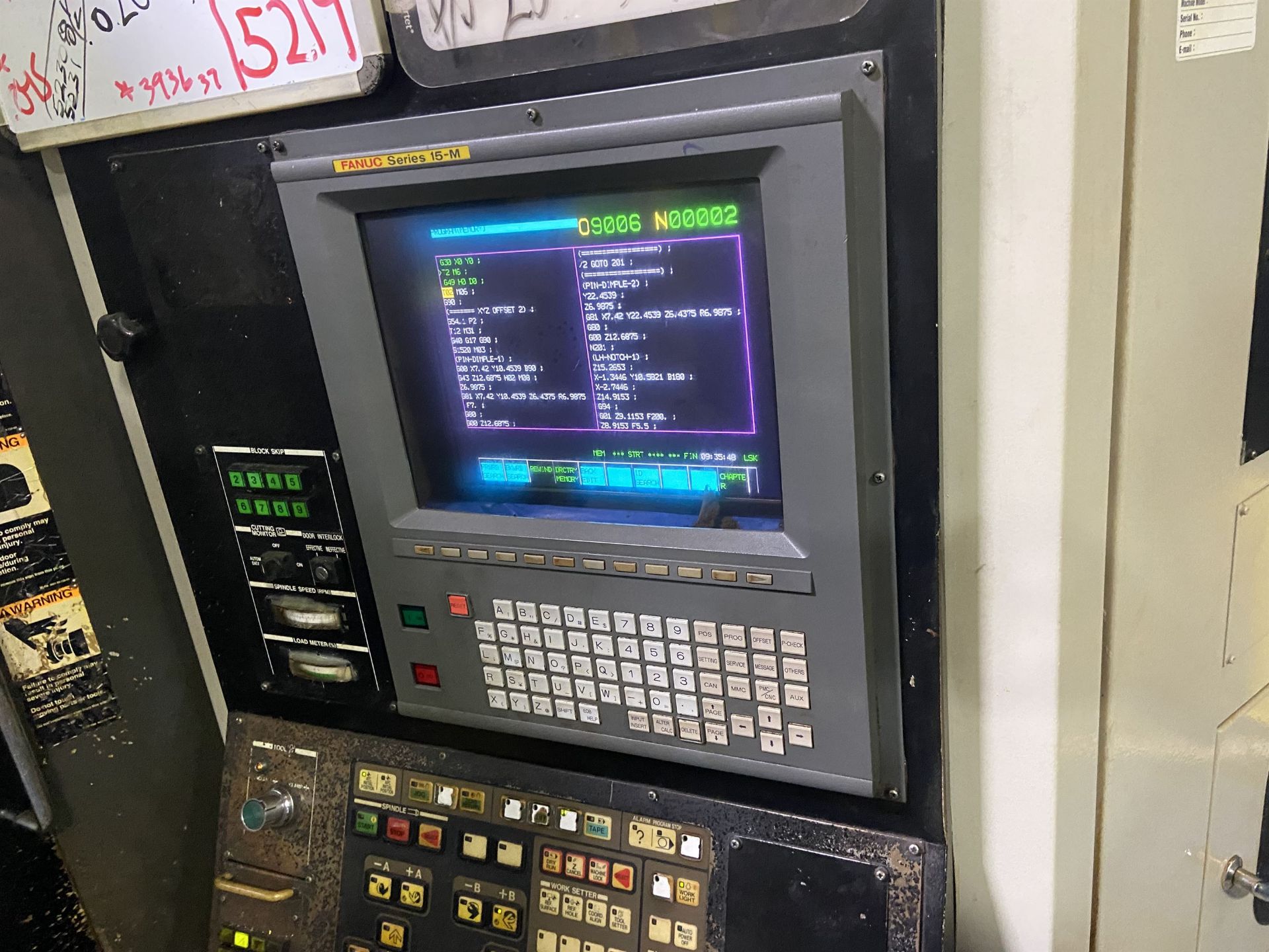 Hitachi Seiki HG500 Horizontal Machining Center, s/n HG5U317 (2) 20" x 20" Pallets, X-29.9", Y-27. - Image 6 of 10