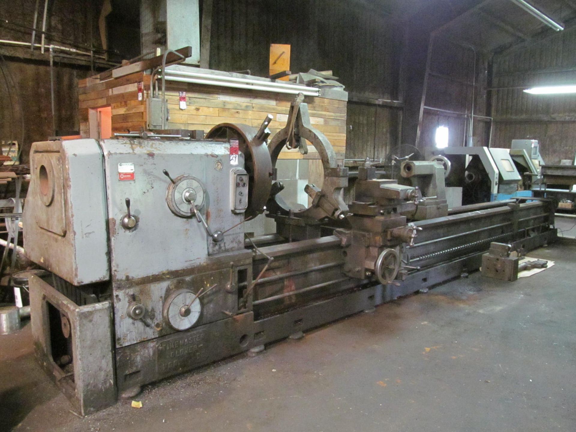 Doria 48/32 x 240 Engine Lathe, s/n 5467, 32" 4-Jaw, 6" Hole, Aloris Tool Post