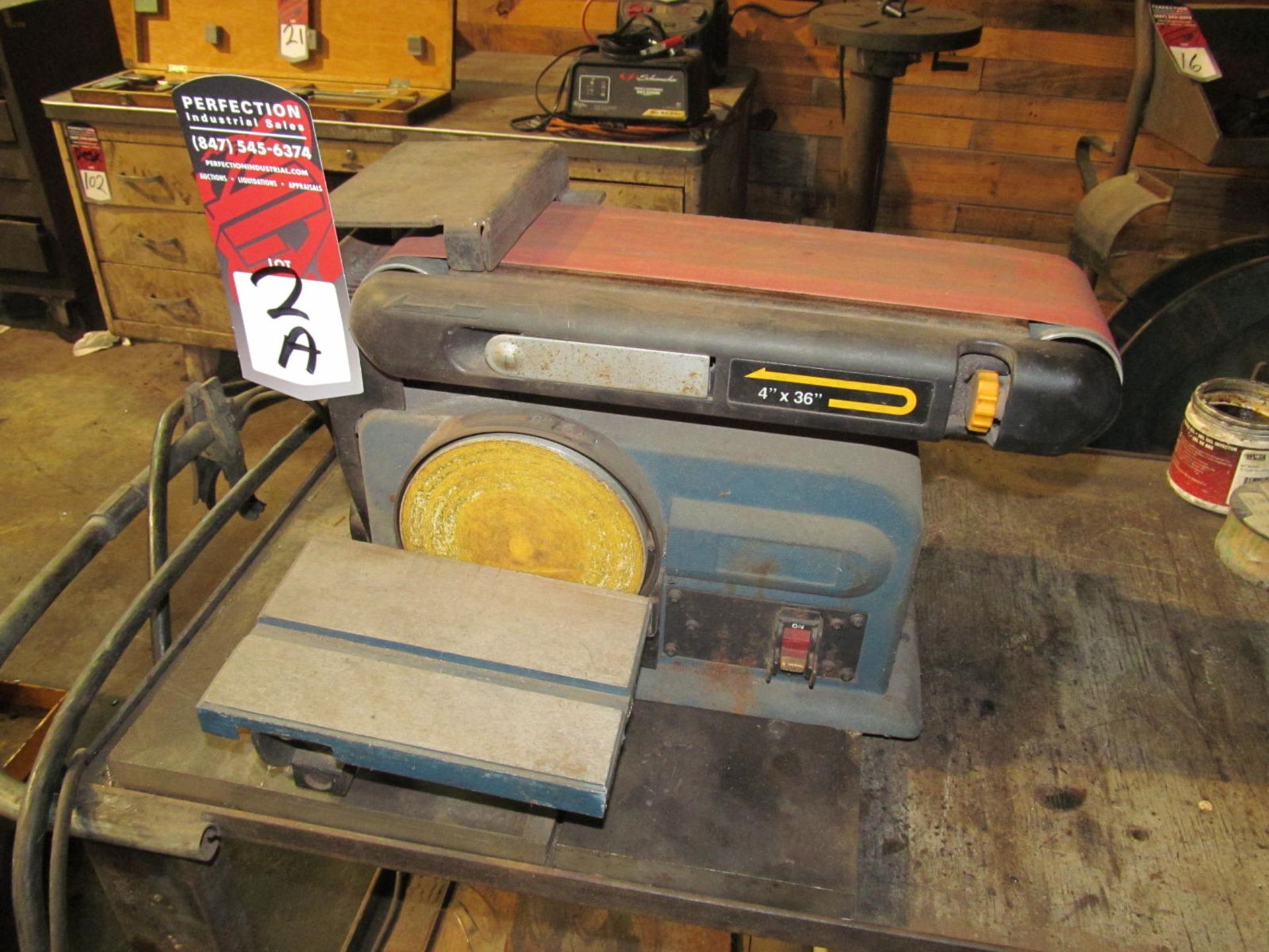 Ryobi #BD4600 Combination Sander, 4" Belt, 6" Disc