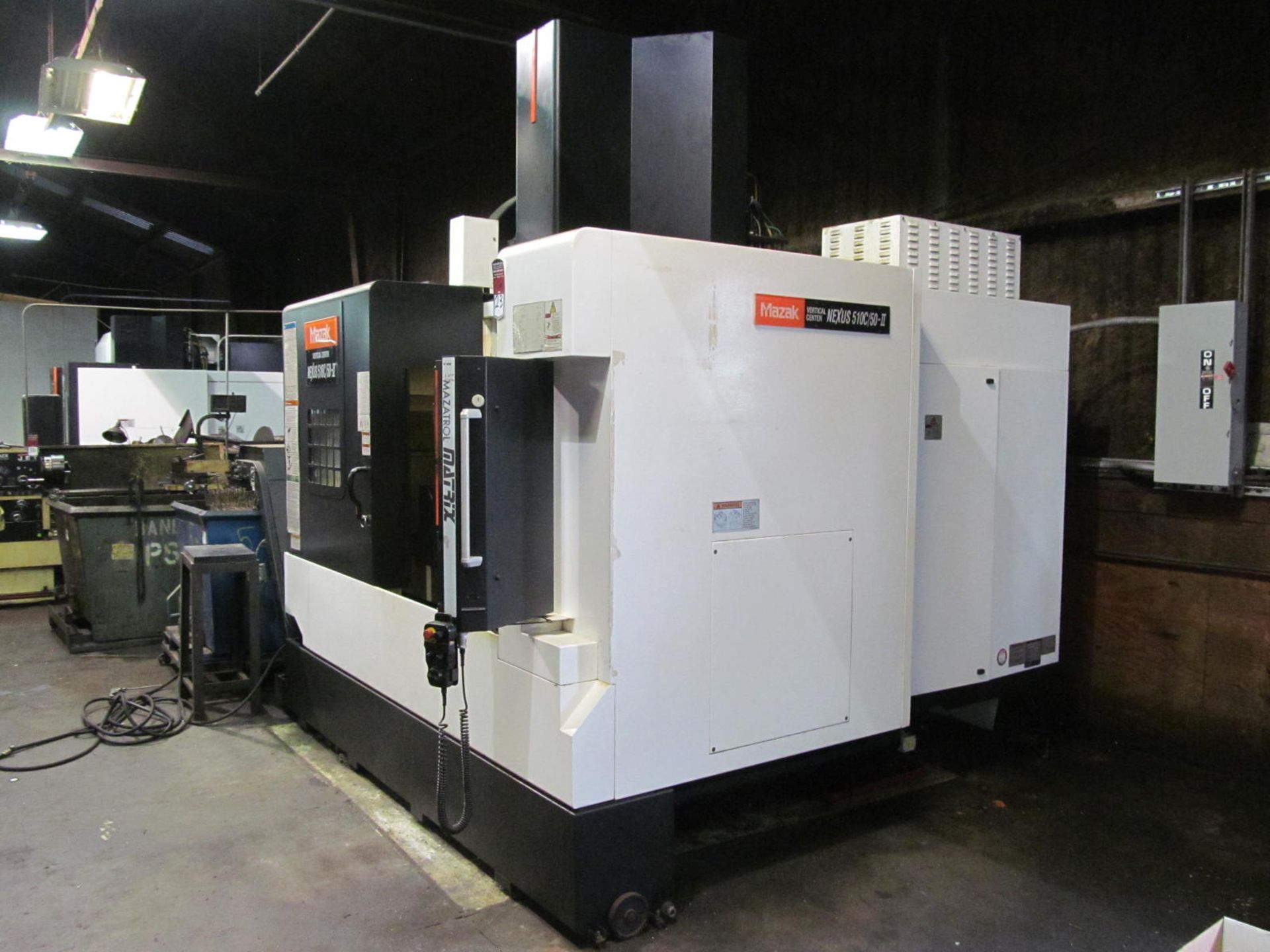 2012 Mazak Nexus 510C/50-II Vertical Machining Center, s/n 240687, Mazatrol Nexus Control, 21" x 51" - Image 3 of 7