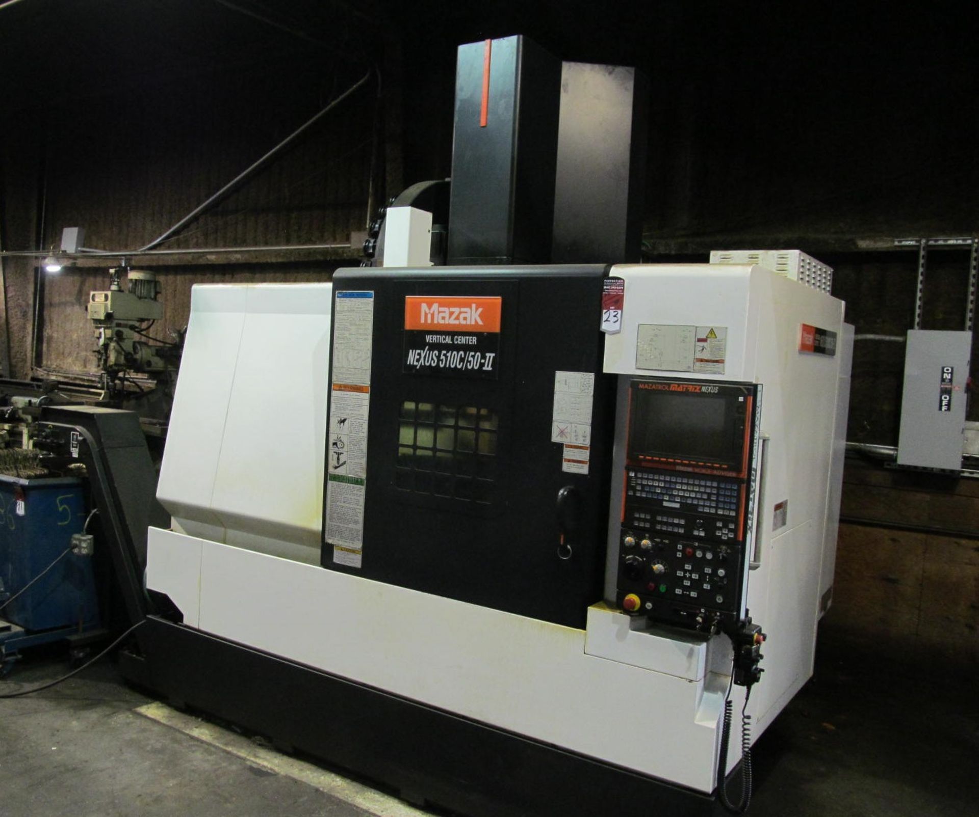 2012 Mazak Nexus 510C/50-II Vertical Machining Center, s/n 240687, Mazatrol Nexus Control, 21" x 51"