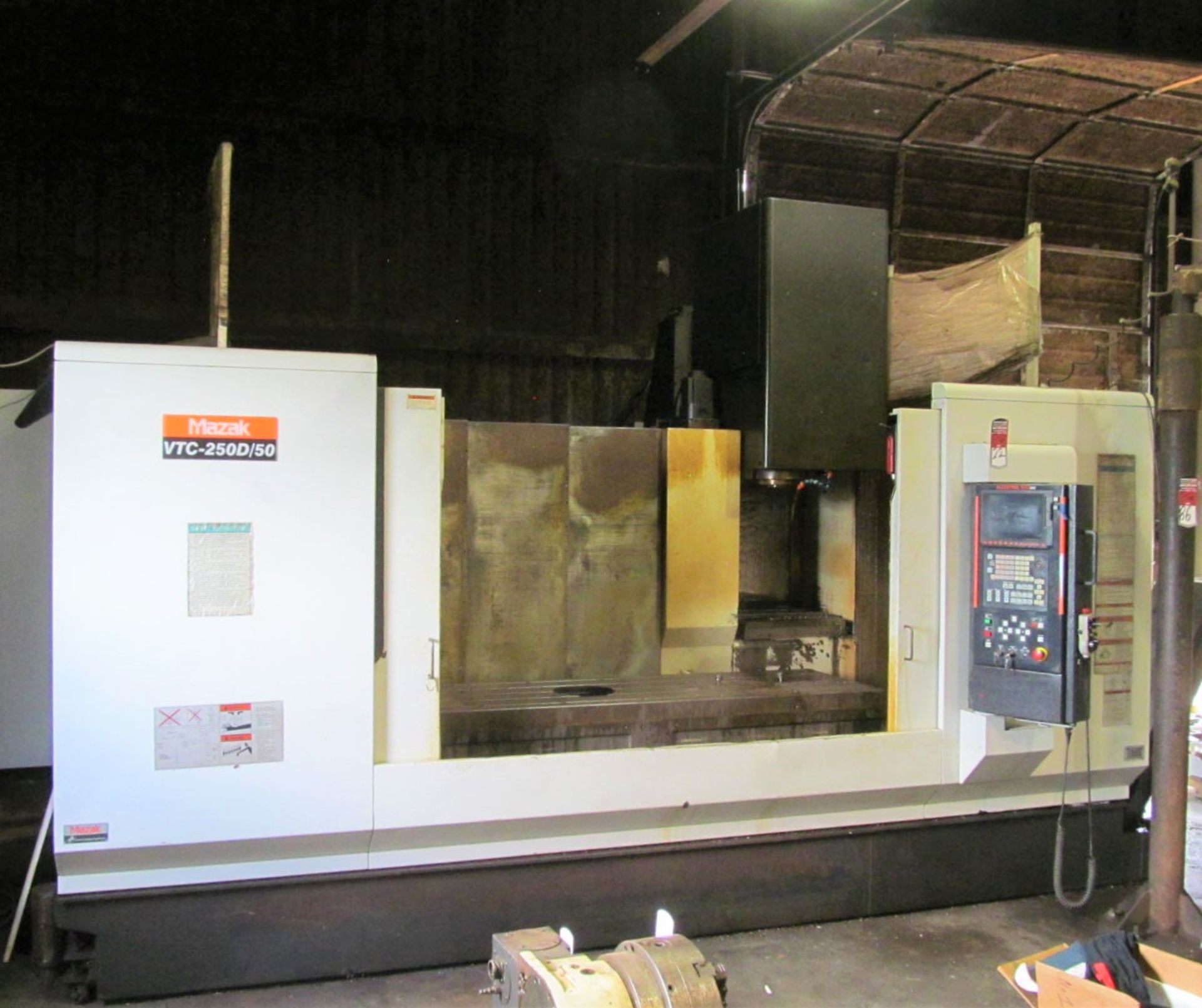 2008 Mazak VTC-250D/50 Vertical Machining Center, s/n 202020, Mazatrol 640MN Control, 25" x 82"