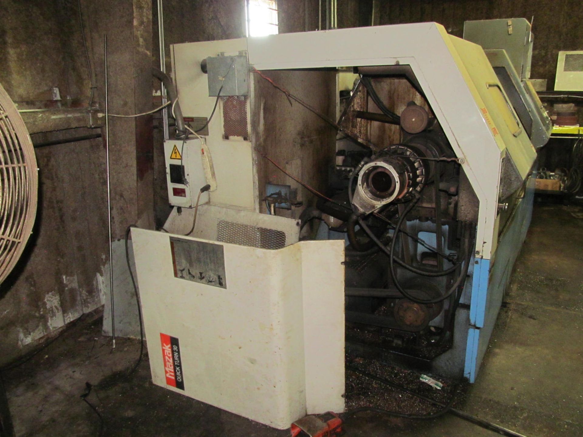 Mazak QTN 30 CNC Lathe, s/n 124343, Mazatrol T Plus, 12" 3-Jaw, 40" Centers, 8/8 Turret, 3" Hole - Image 2 of 5