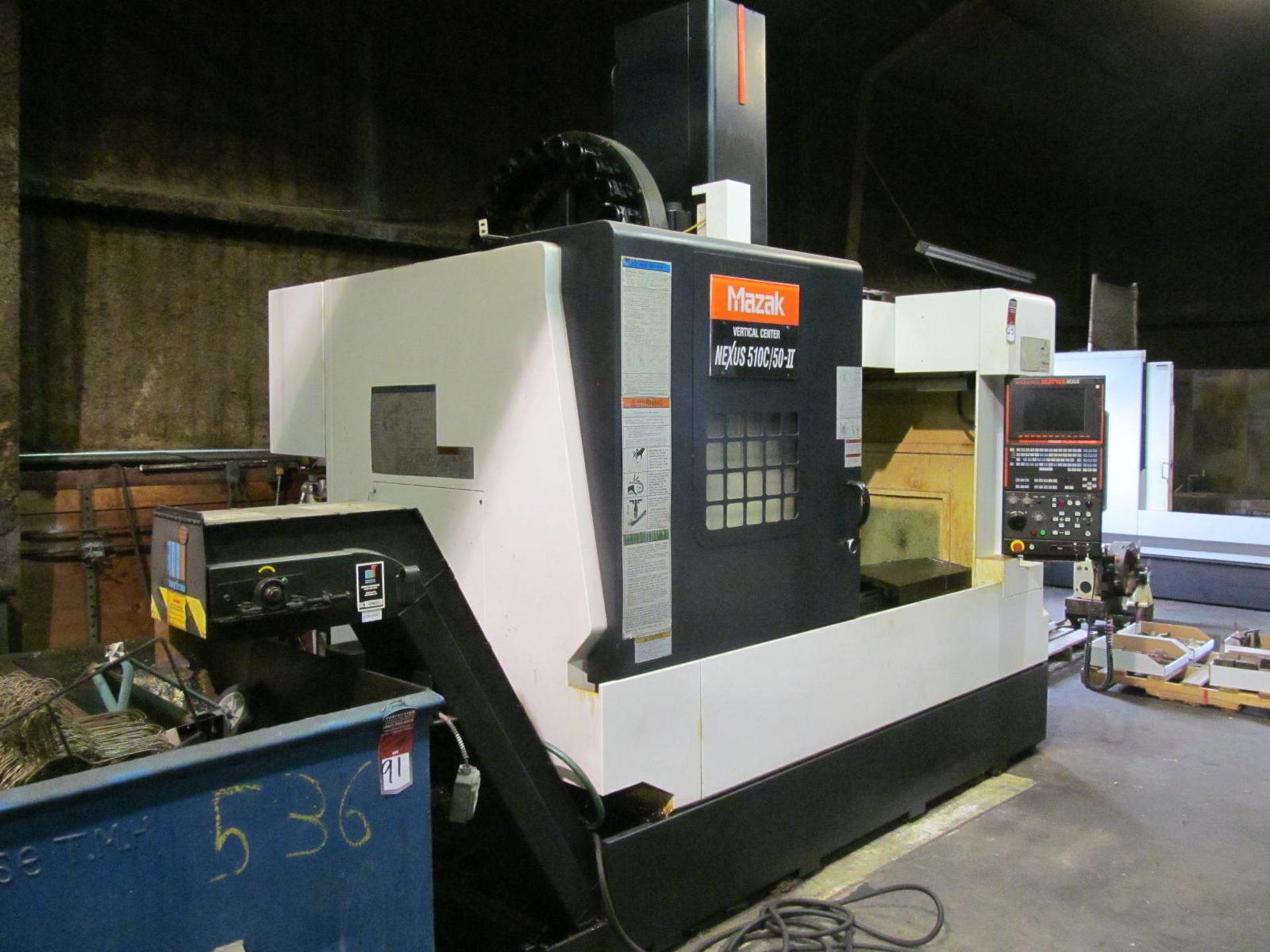 2012 Mazak Nexus 510C/50-II Vertical Machining Center, s/n 240687, Mazatrol Nexus Control, 21" x 51" - Image 4 of 7