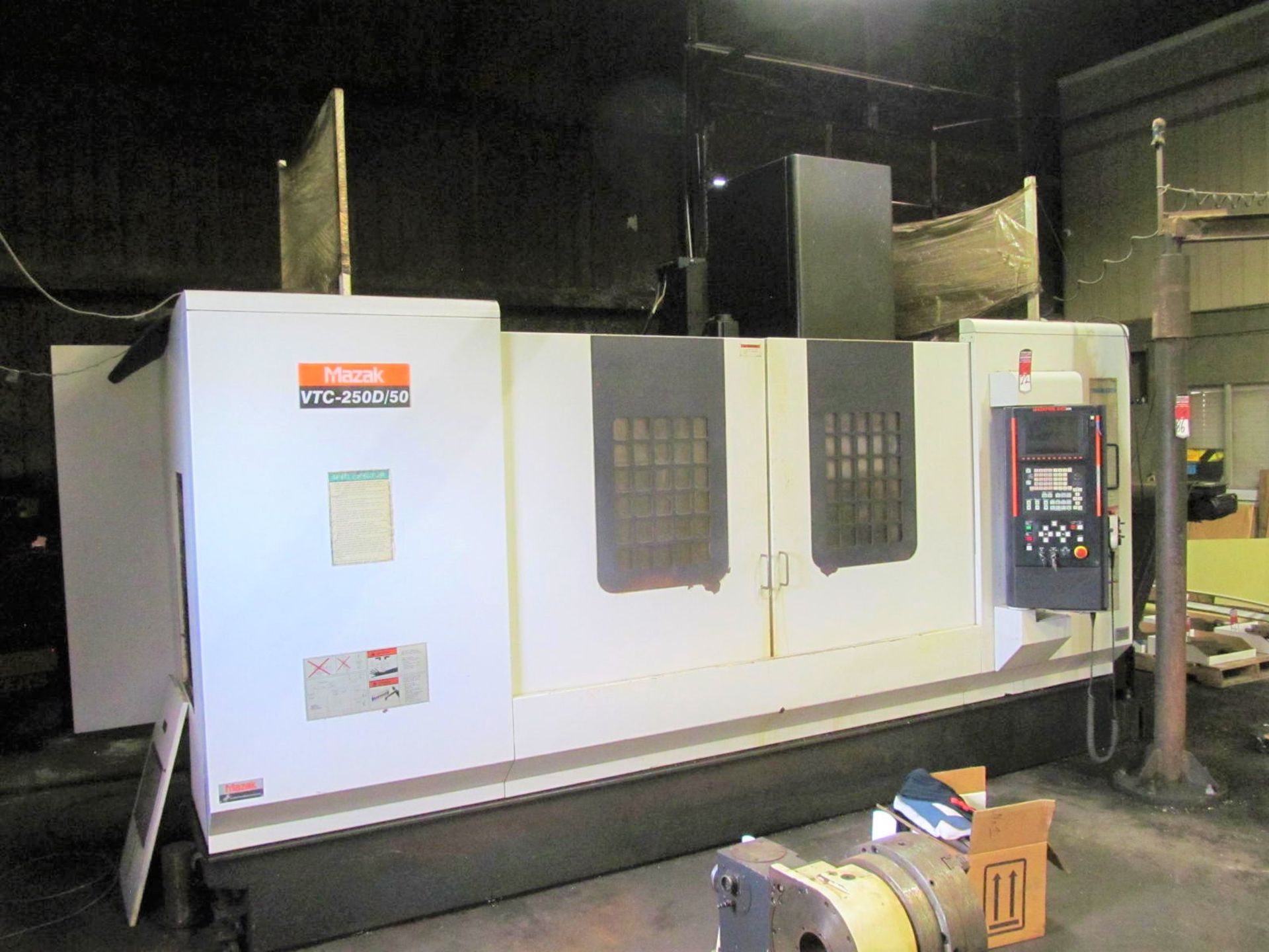 2008 Mazak VTC-250D/50 Vertical Machining Center, s/n 202020, Mazatrol 640MN Control, 25" x 82" - Image 7 of 7