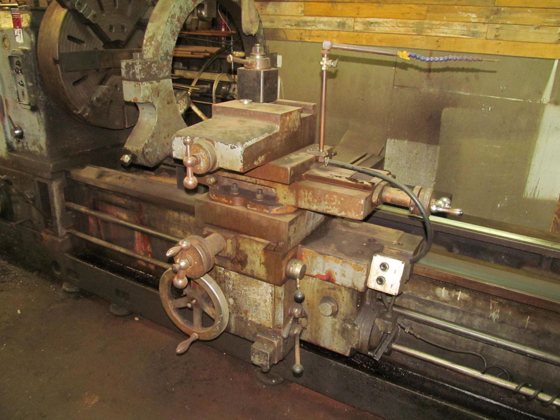 Doria 48/32 x 240 Engine Lathe, s/n 5467, 32" 4-Jaw, 6" Hole, Aloris Tool Post - Image 3 of 6