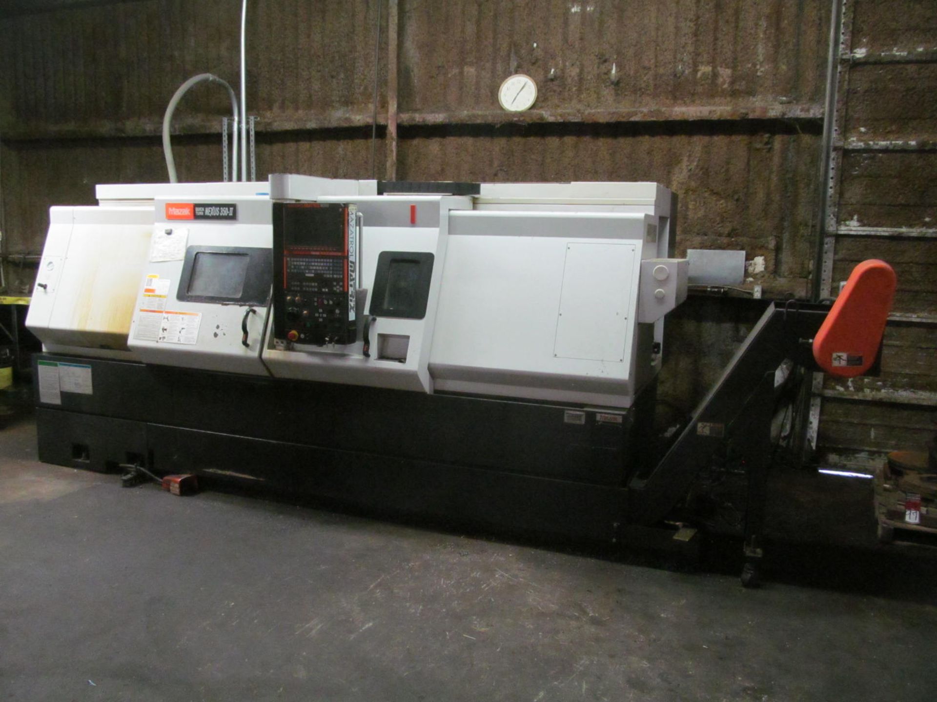 2008 Mazak QTN 350-II CNC Lathe, s/n 209429, 15" 3-Jaw, 66" Centers, 12 Position Turret, Steady Rest