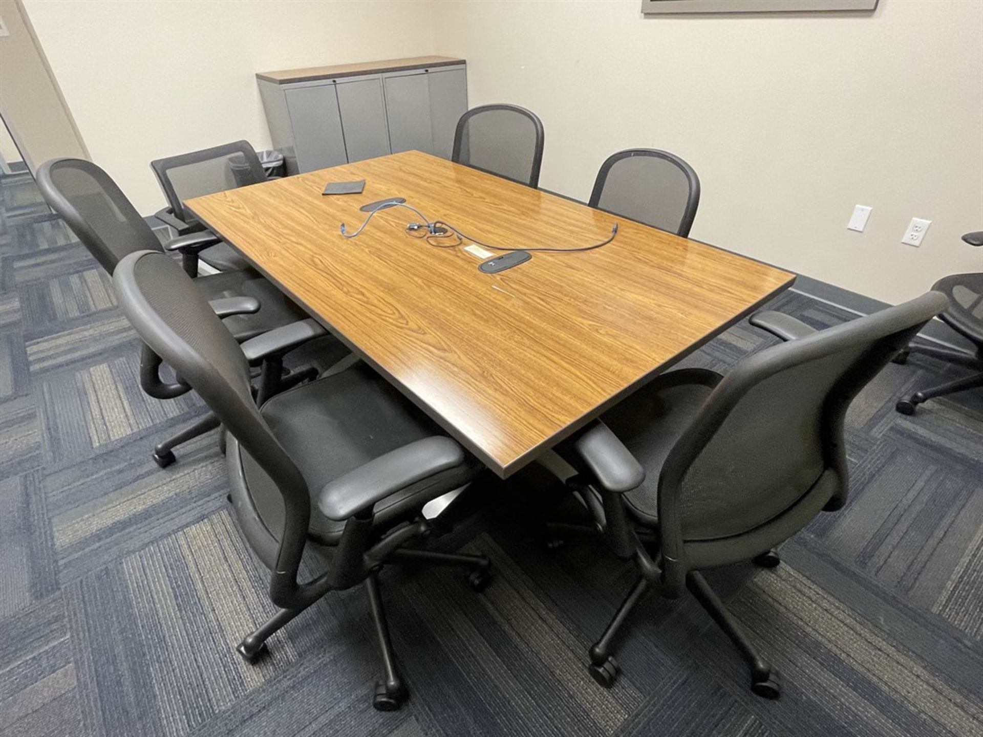 Conference Table, Chairs, and Side Table