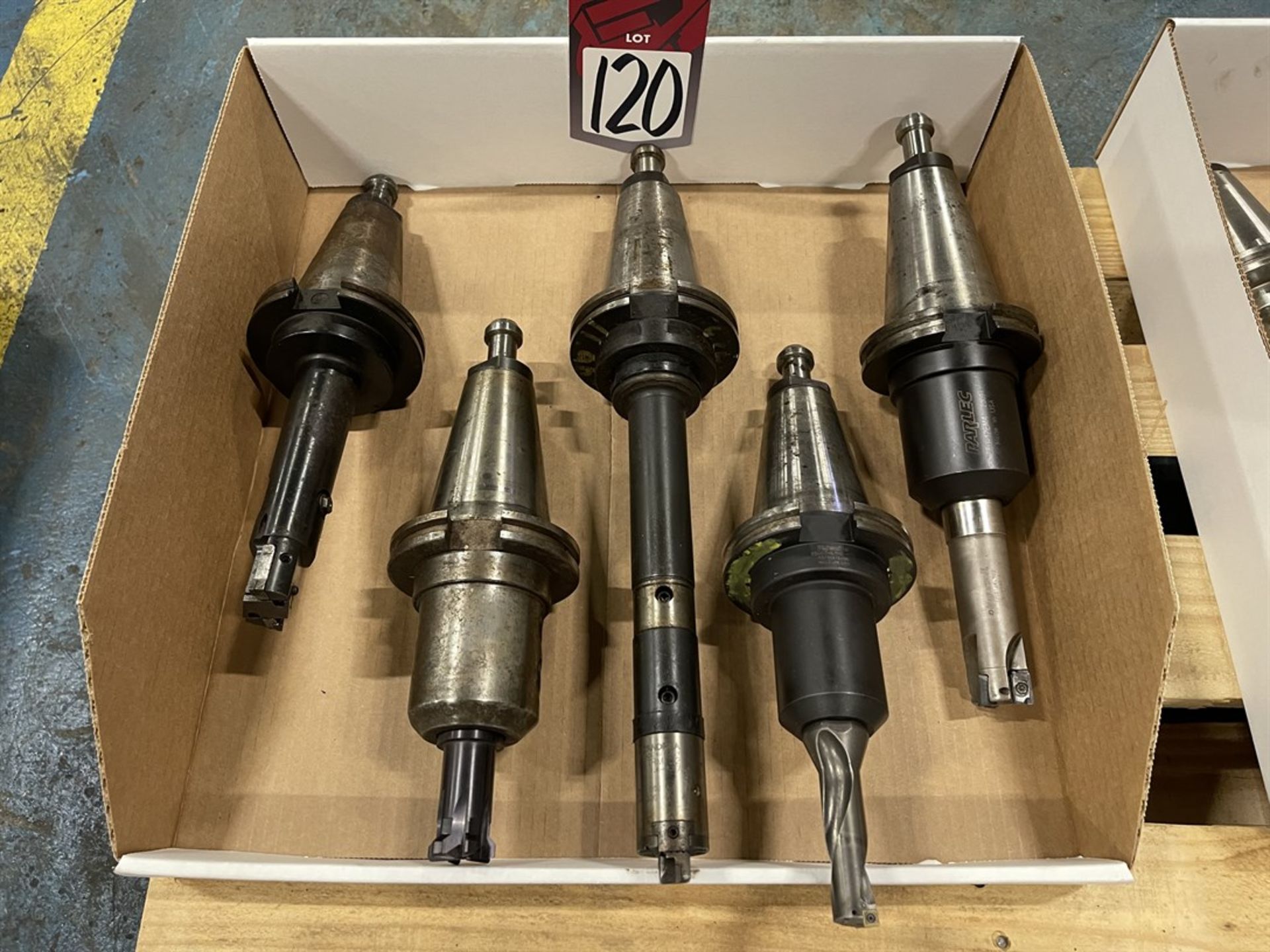 Lot of (5) CAT 50 Tool Holders