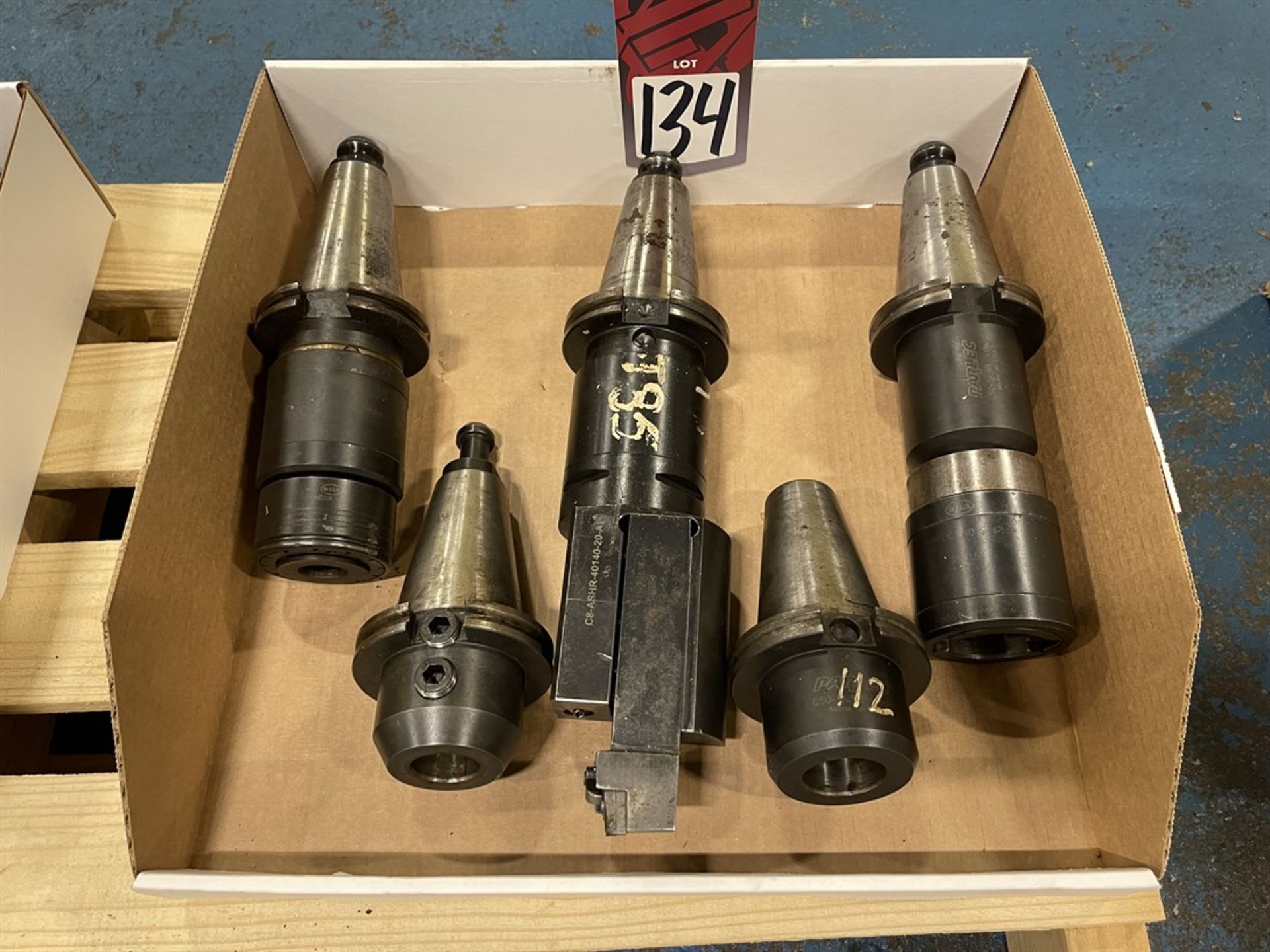 Lot of (5) CAT 50 Tool Holders