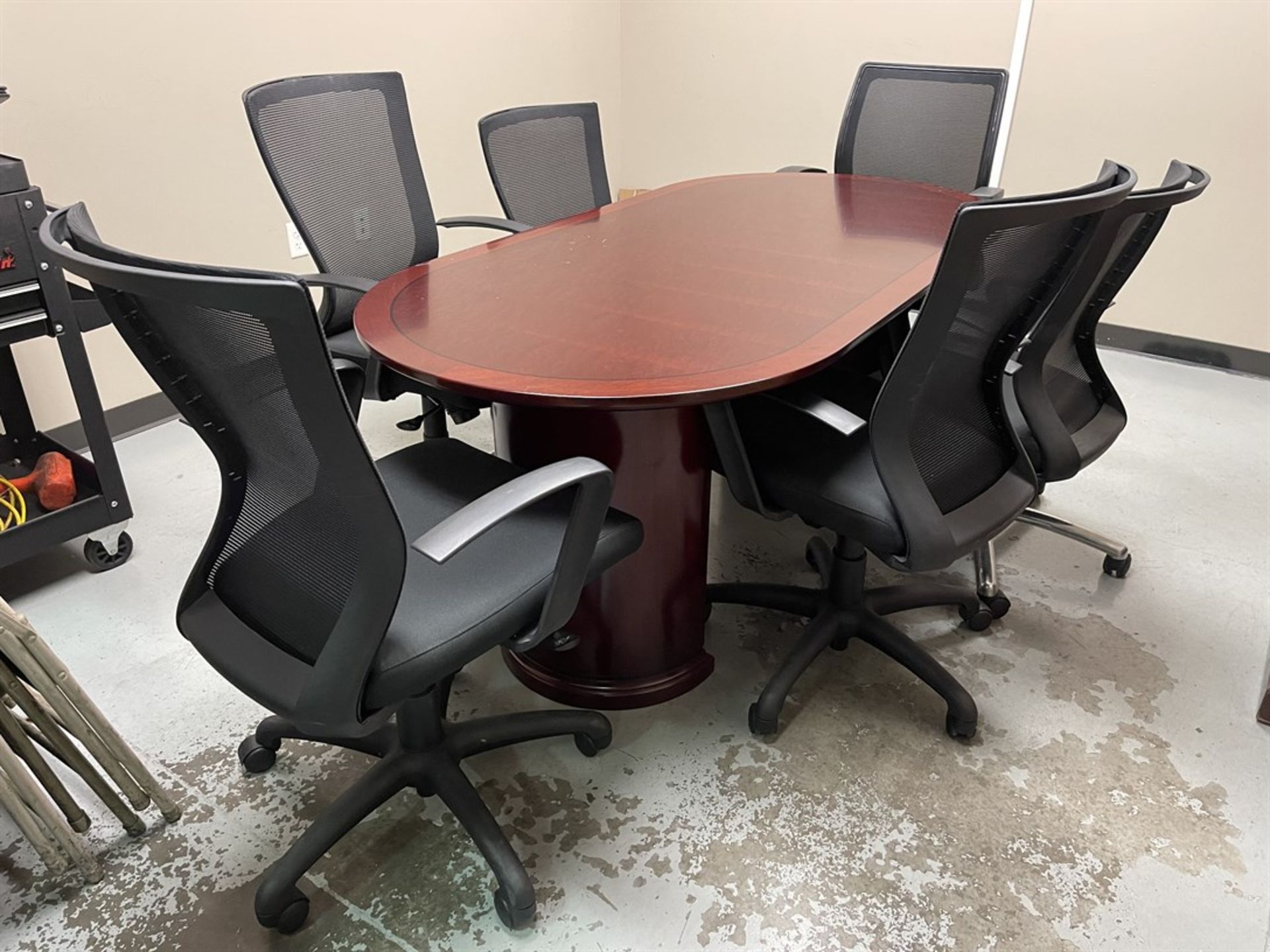 Contents of Office, Conference Table and (6) Chairs, (Furniture Only)