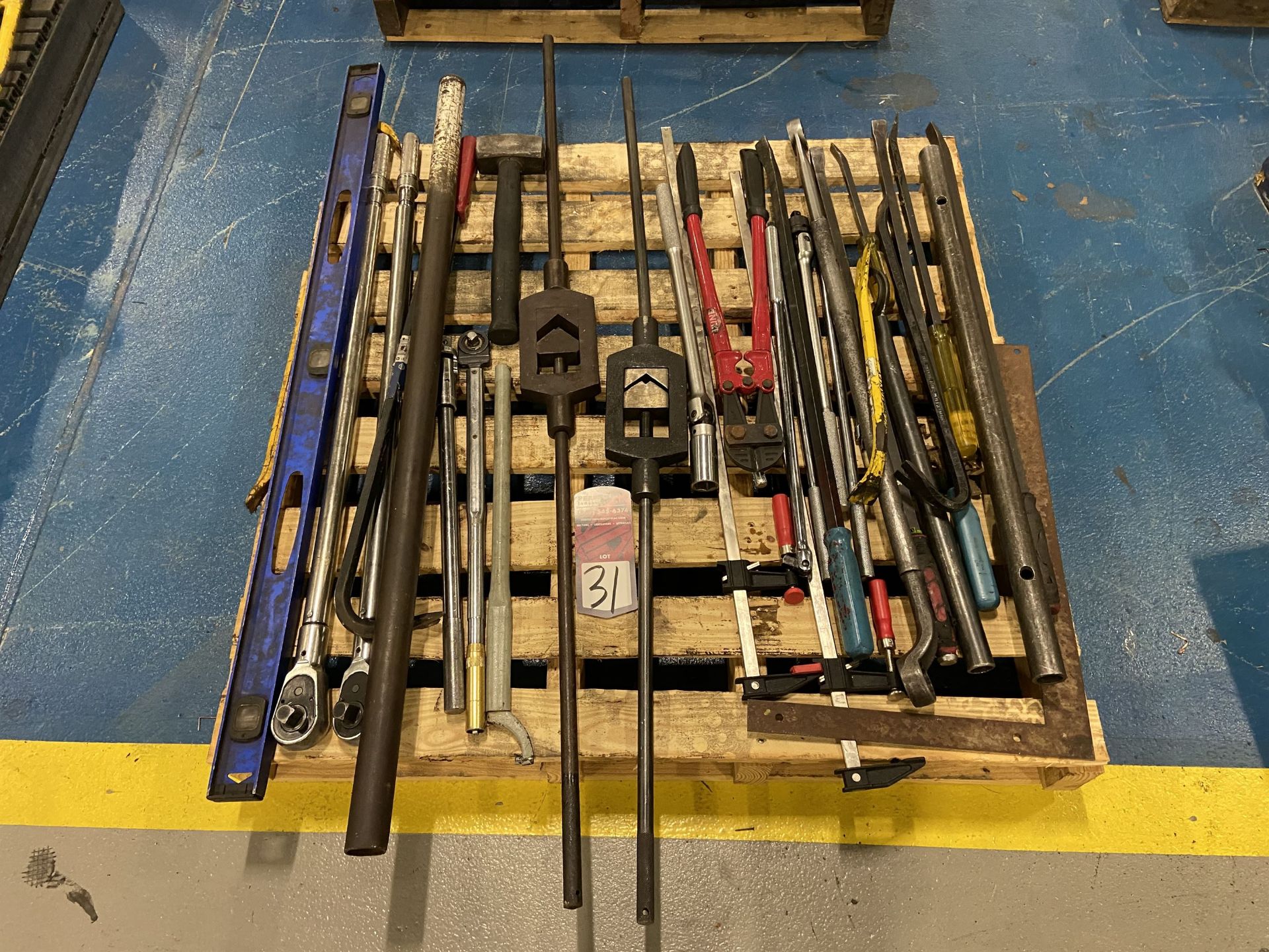 Lot Comprising Pry Bars, Torque Wrenches, Tap Wrenches, and Breaker Bars - Image 2 of 2