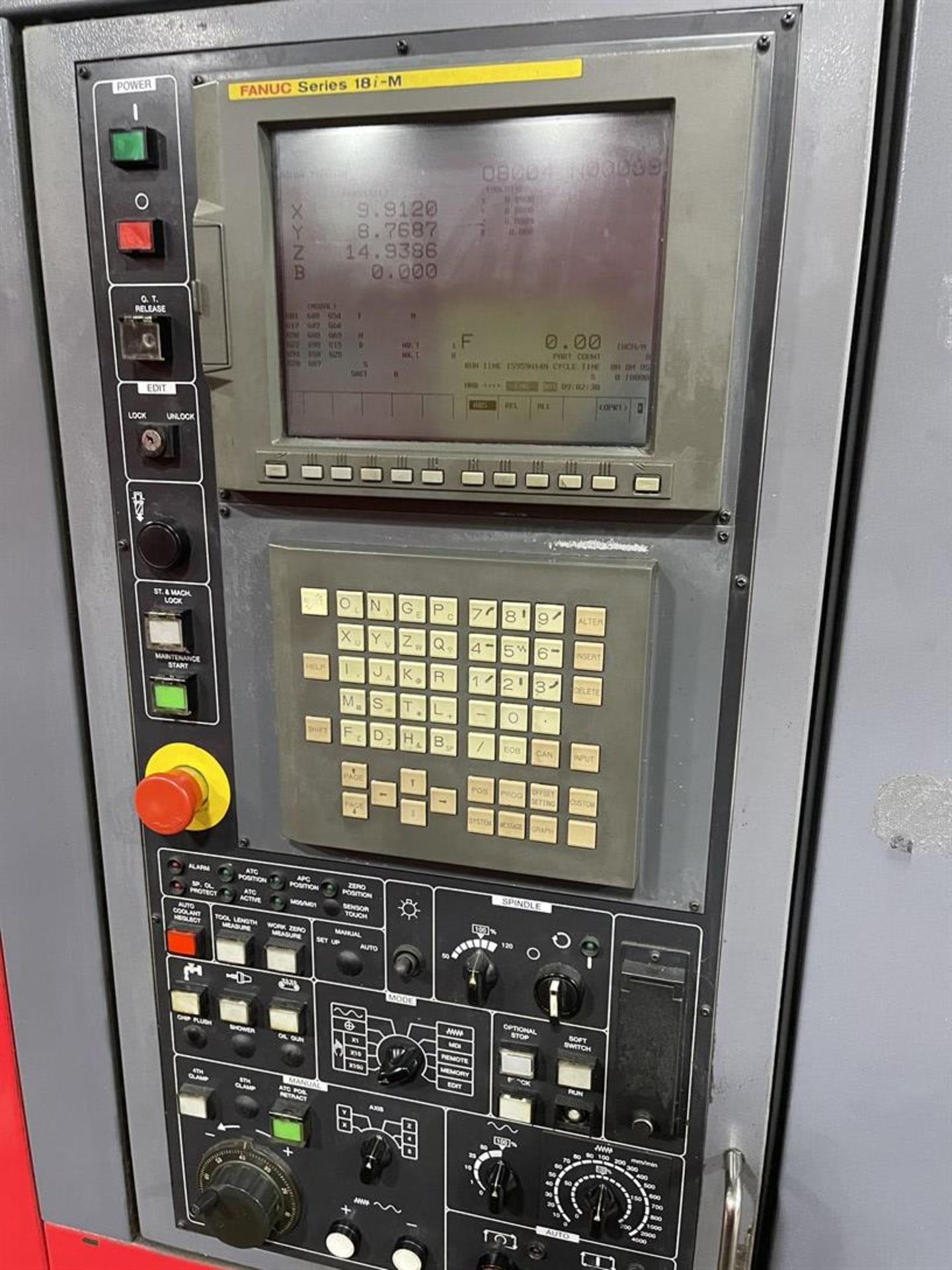 MATSUURA ES-450H Horizontal Machining Center, s/n 980713254, Fanuc 18i-M Control - Image 8 of 9