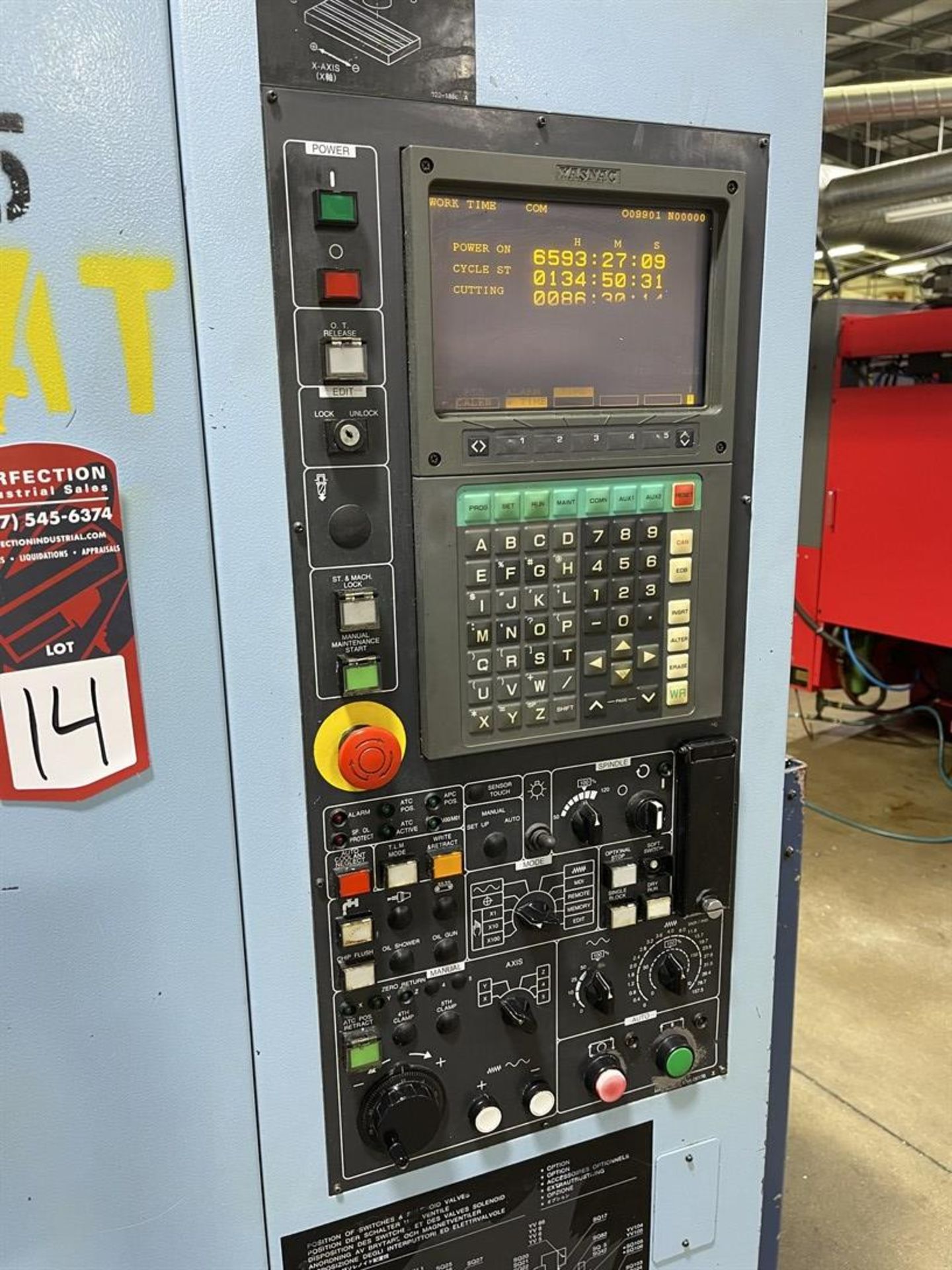 MATSUUURA RA-2G Vertical Machining Center, s/n 990113614, Yasnac Control - Image 6 of 12