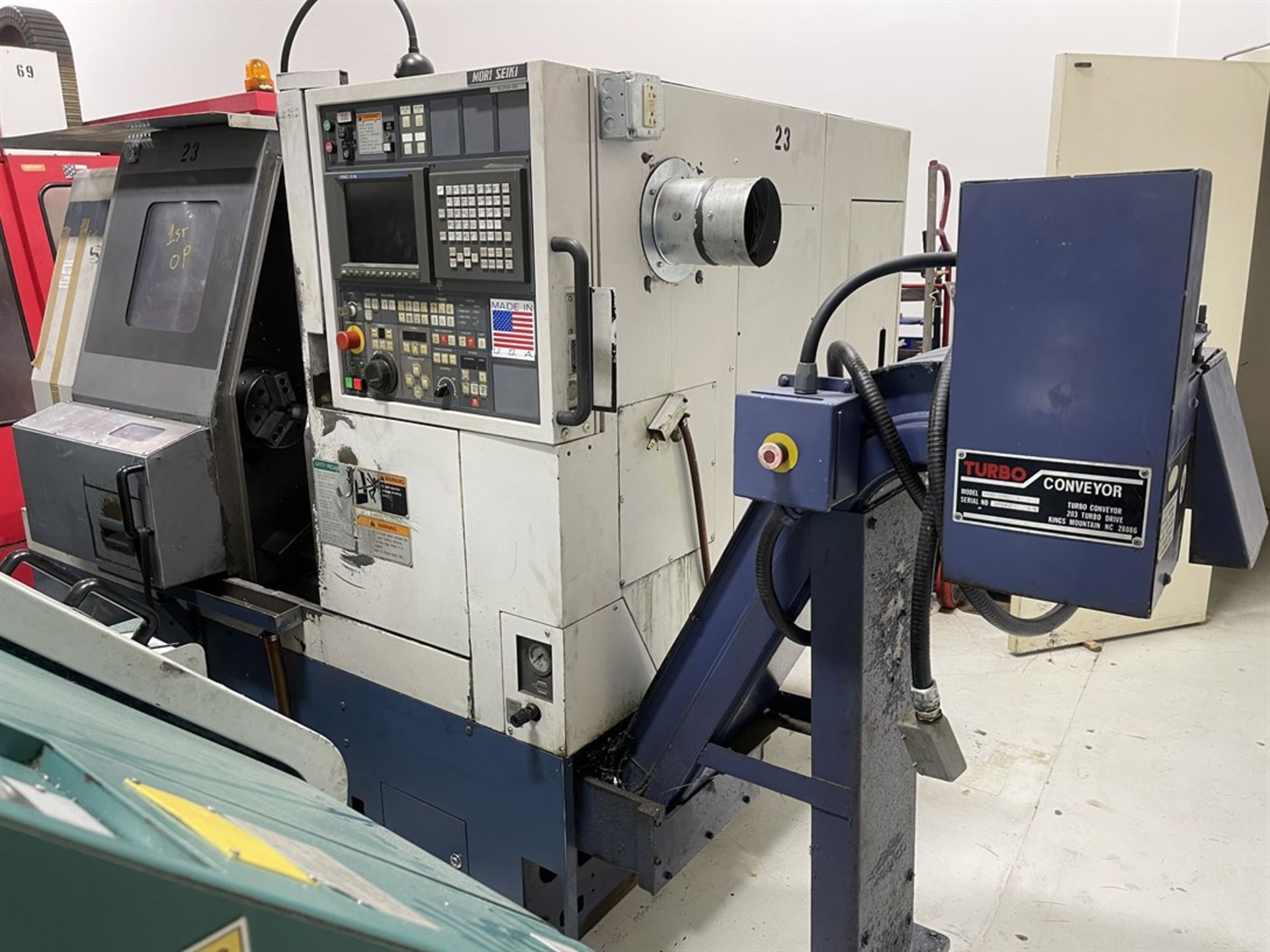 MORI SEIKI SL-200 CNC Lathe, s/n 90, MSC-518 Control