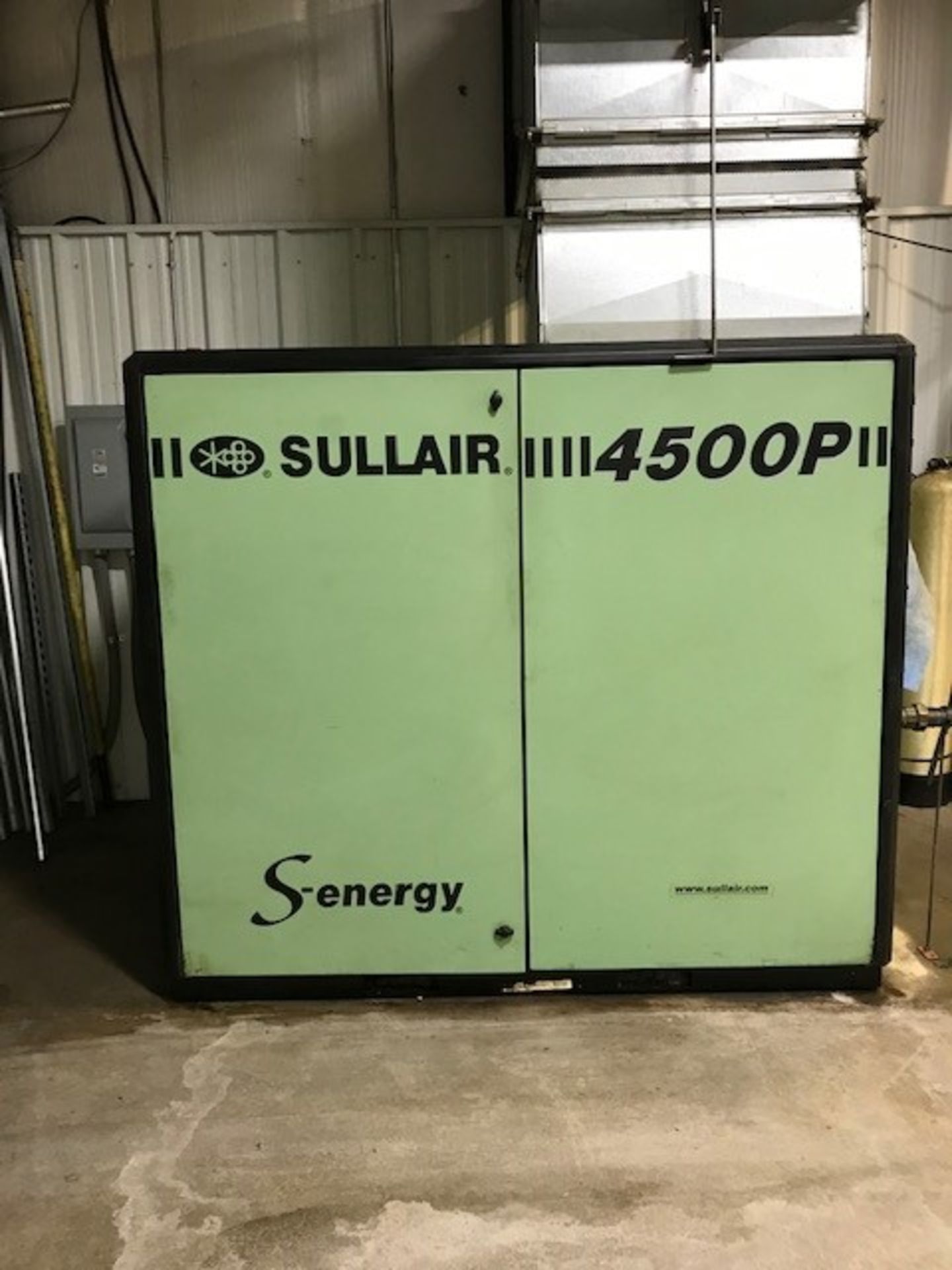 SULLAIR 4500P Rotary Screw Type Air Compressor, s/n 200805300089