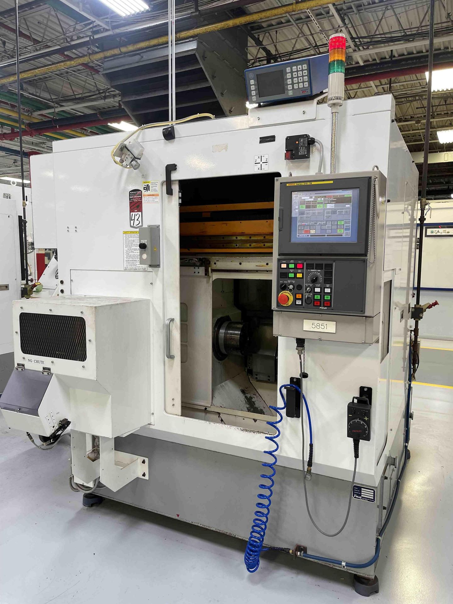 2010 FUJI ANS-31P Lathe, s/n SE0076532, Fanuc 210i-TB Control, 8-Position Turret, 8” 3-Jaw Chuck,