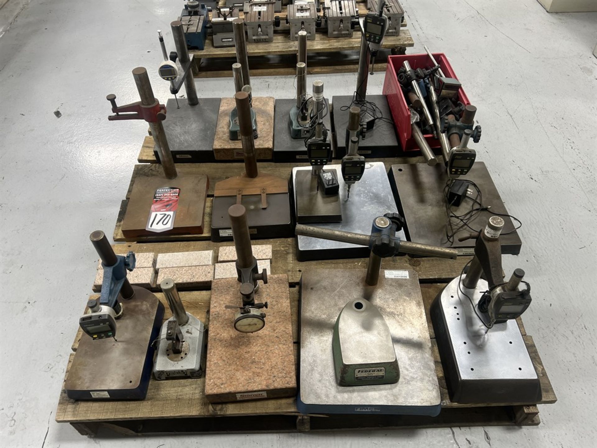 Pallet of Assorted Indicator Stands