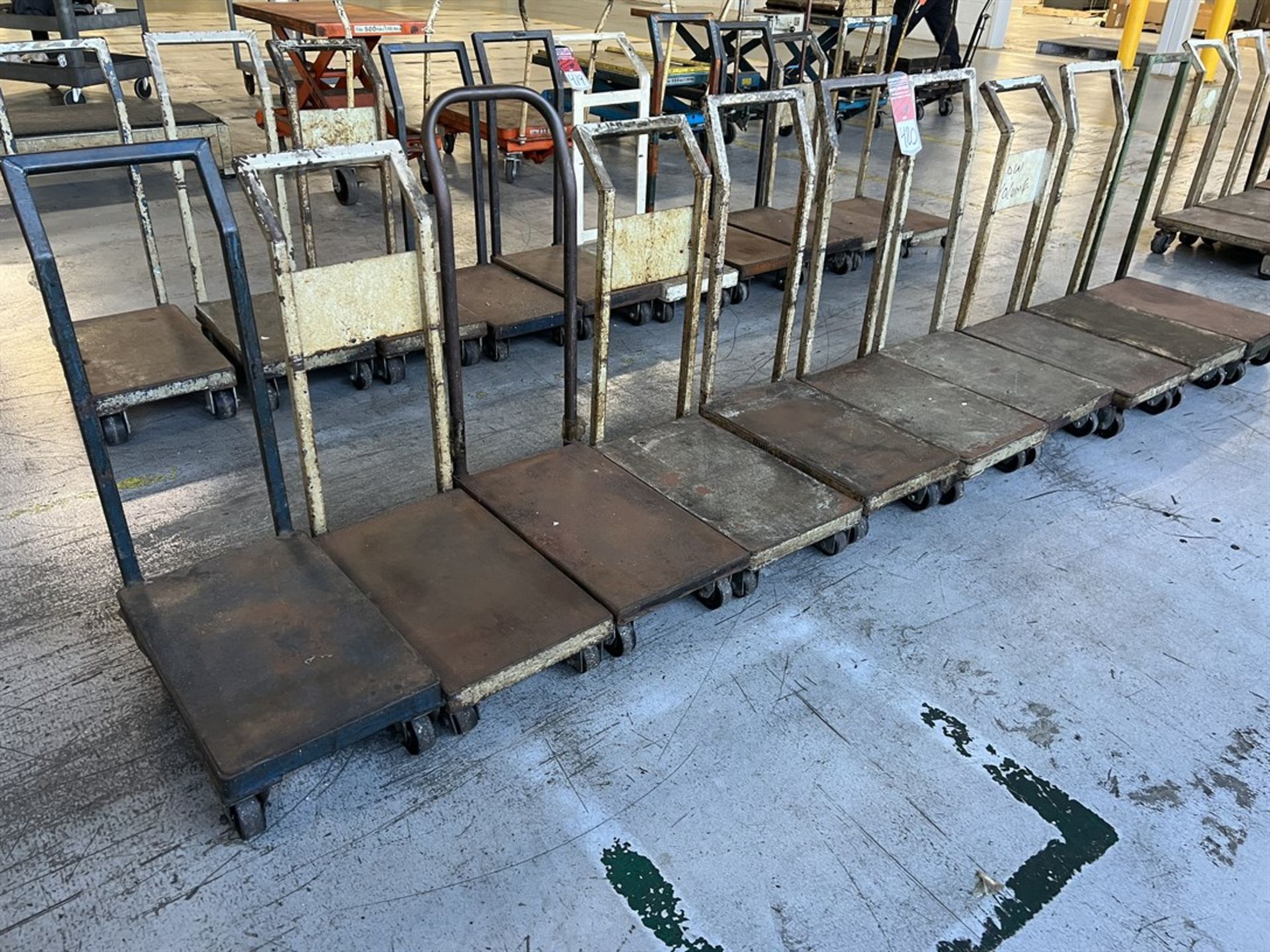 Lot of (10) Shop Carts