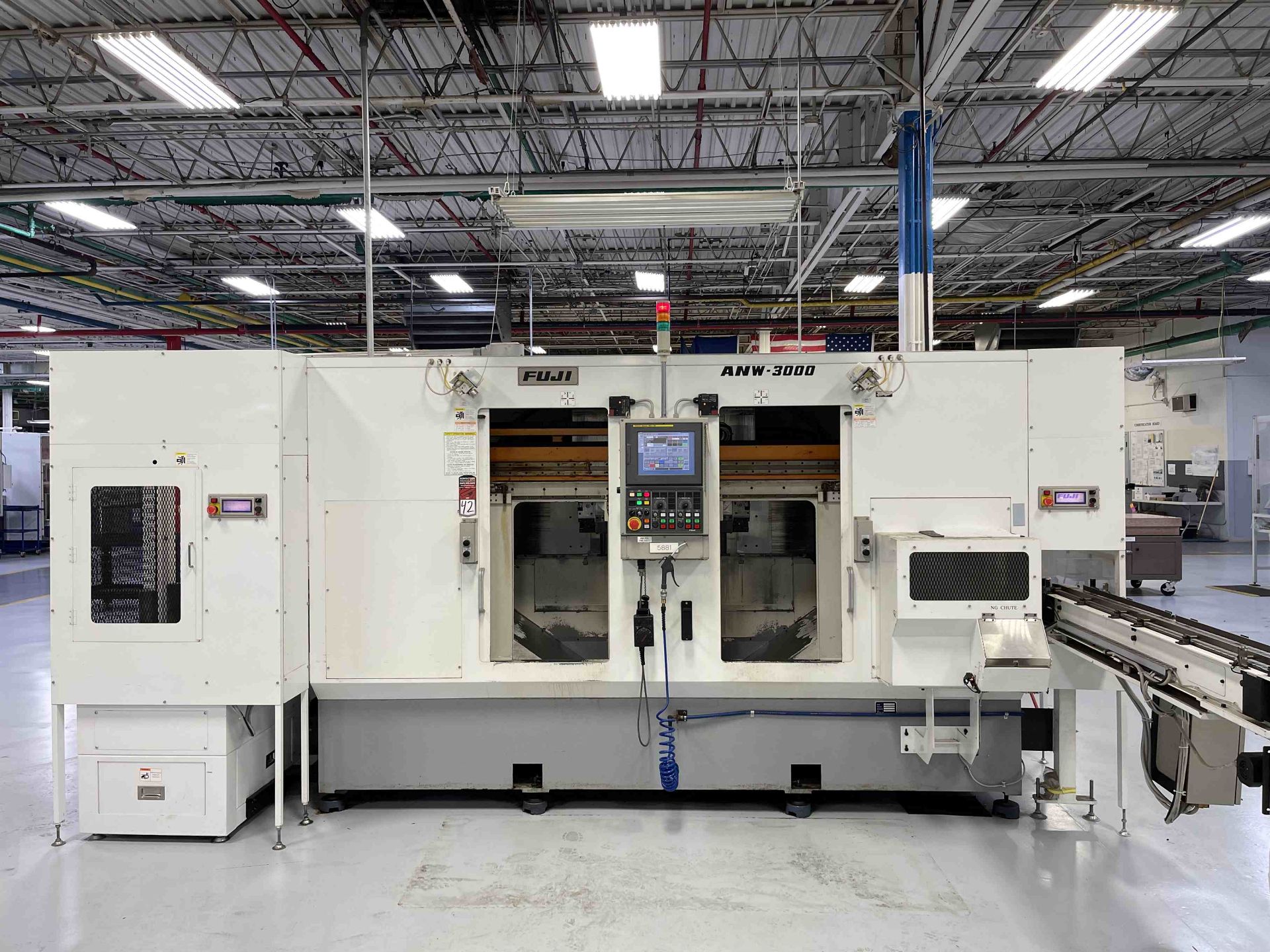 2010 FUJI ANW-30T2 Twin Spindle Lathe, s/n SE0076530, Fanuc 180i-TB Control, Dual 8-Position - Image 3 of 18