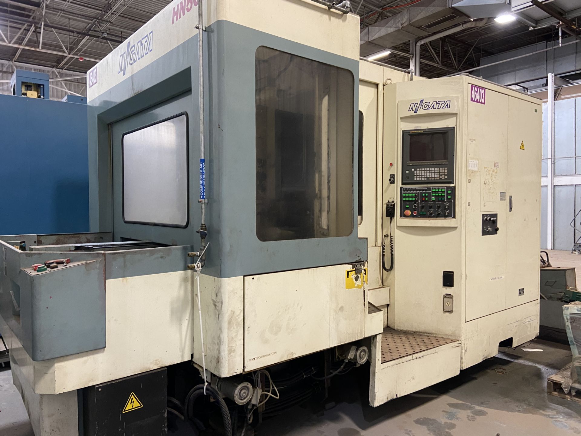 NIIGATA HN50C Horizontal Machining Center,, s/n46230138, Fanuc 15M CNC Control, (2) 19.7" Pallets,