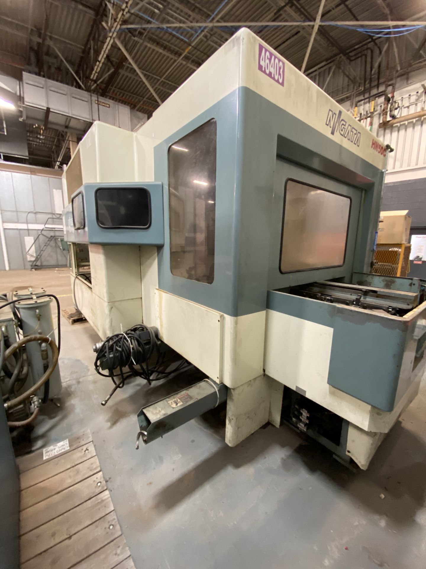 NIIGATA HN50C Horizontal Machining Center,, s/n46230138, Fanuc 15M CNC Control, (2) 19.7" Pallets, - Image 6 of 14